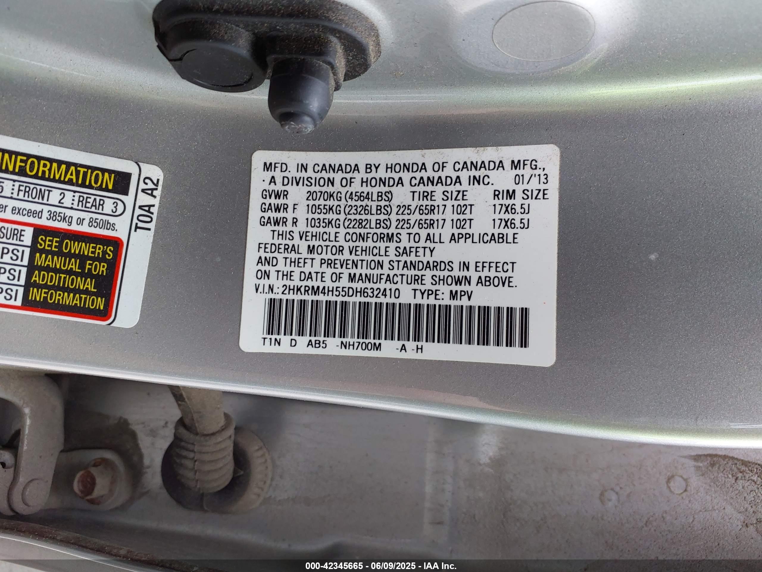 HONDA CR-V image 9