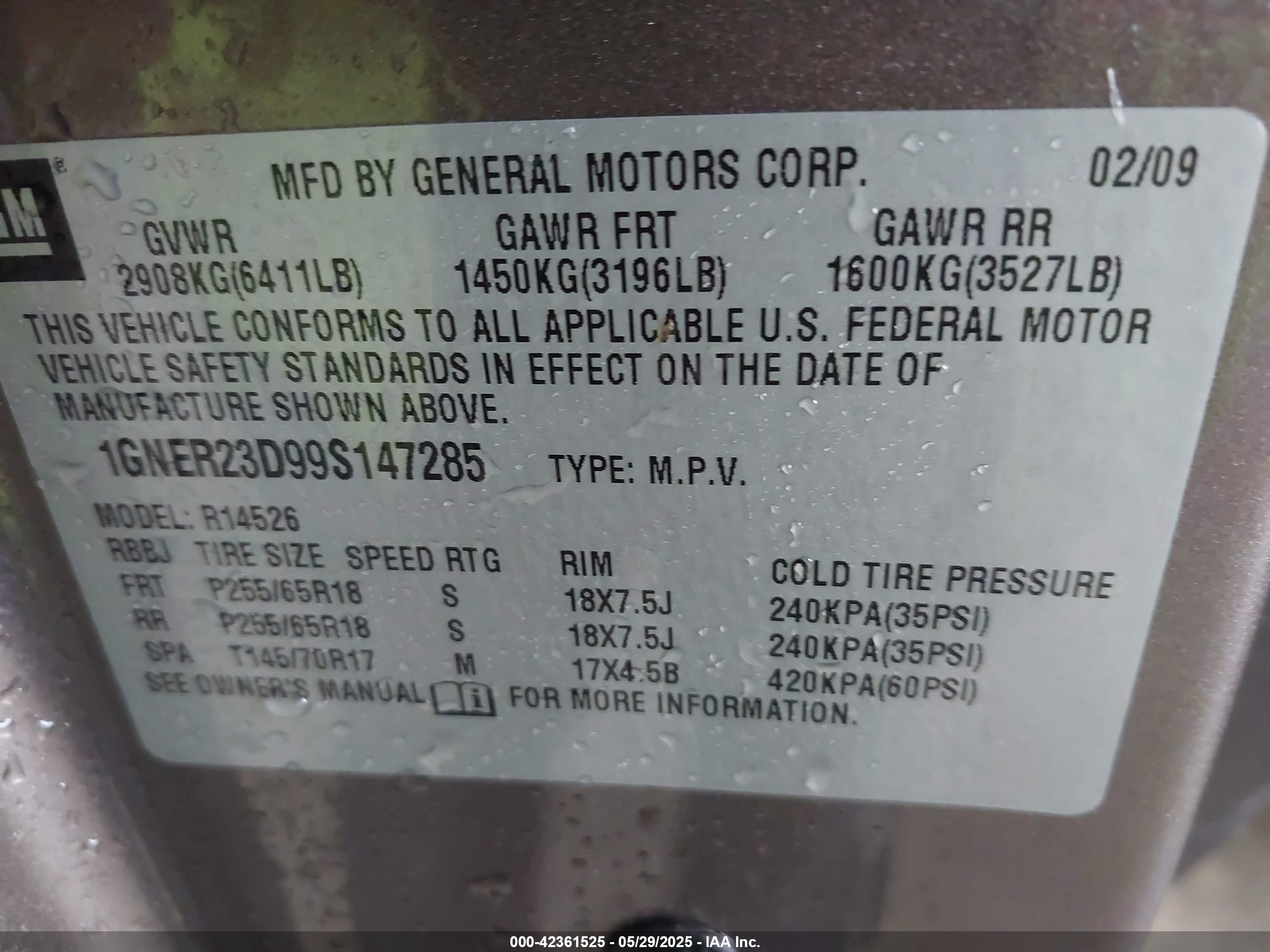 CHEVROLET TRAVERSE image 9