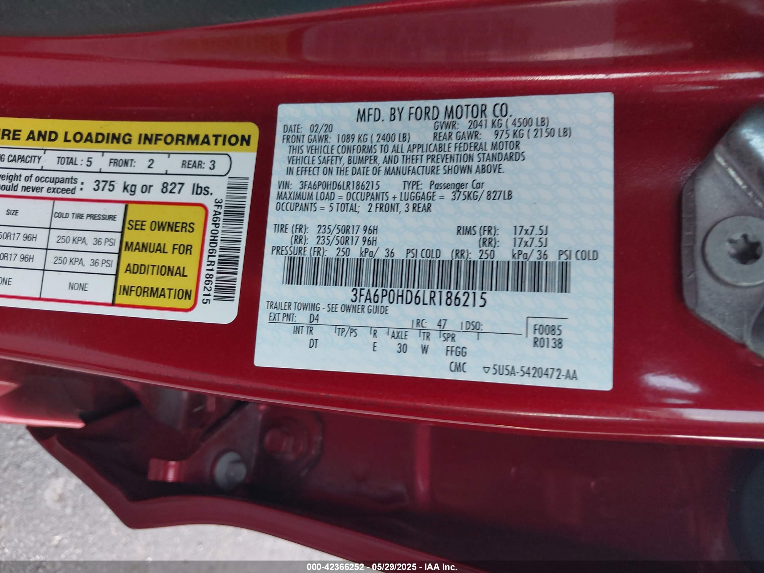 FORD FUSION image 9