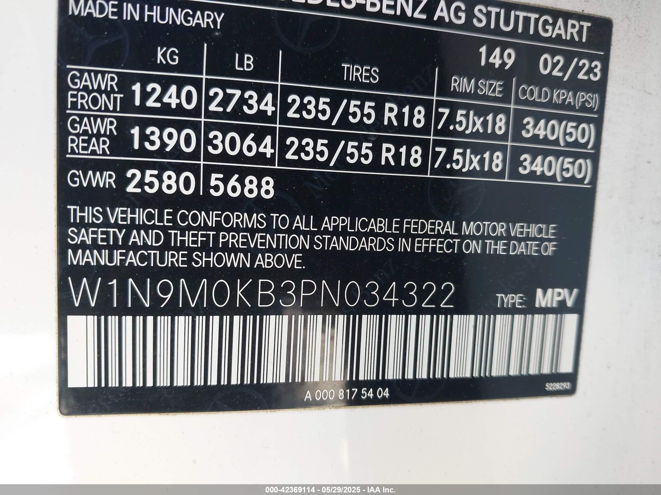MERCEDES-BENZ EQB image 9