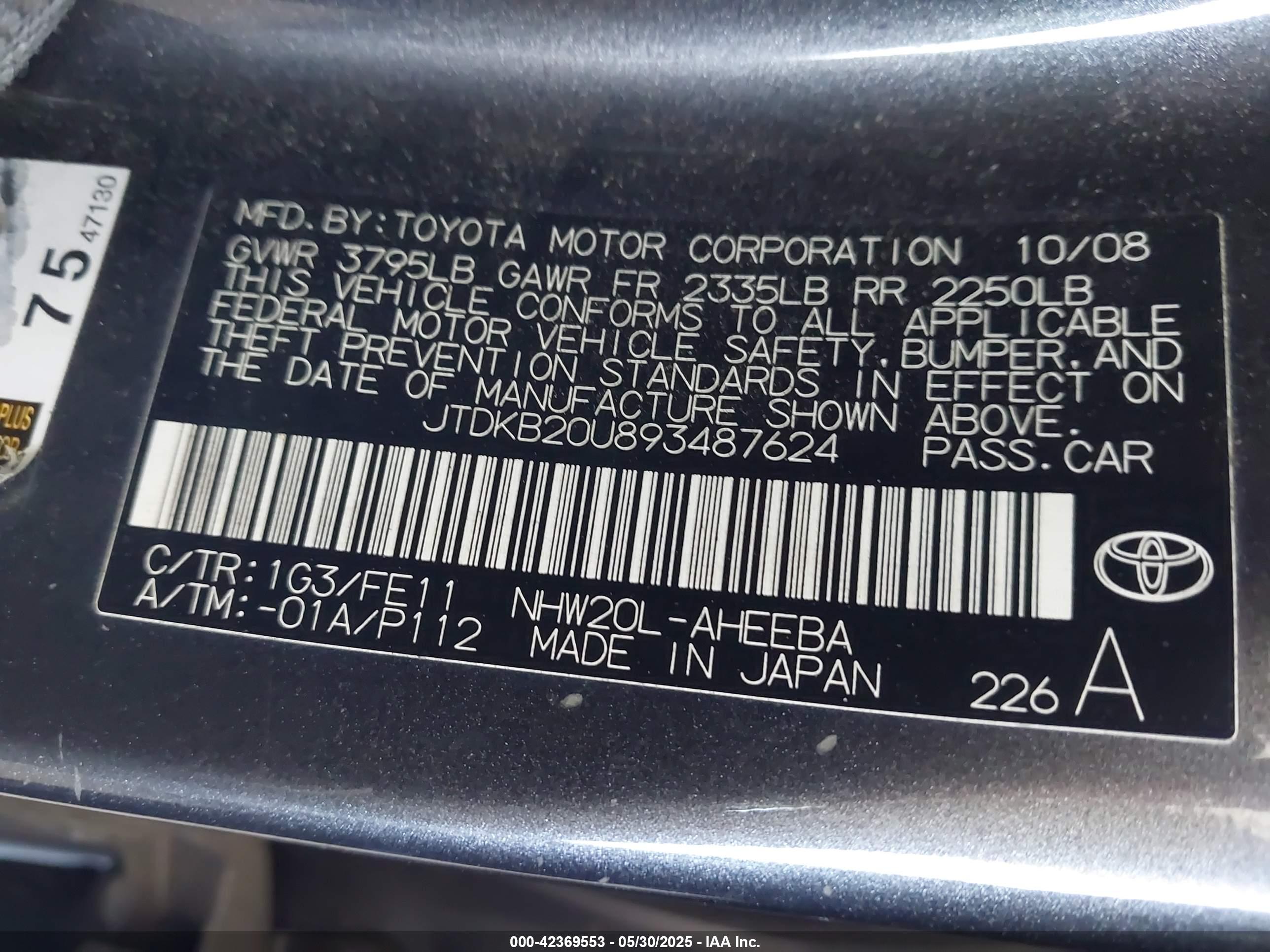 TOYOTA PRIUS image 9