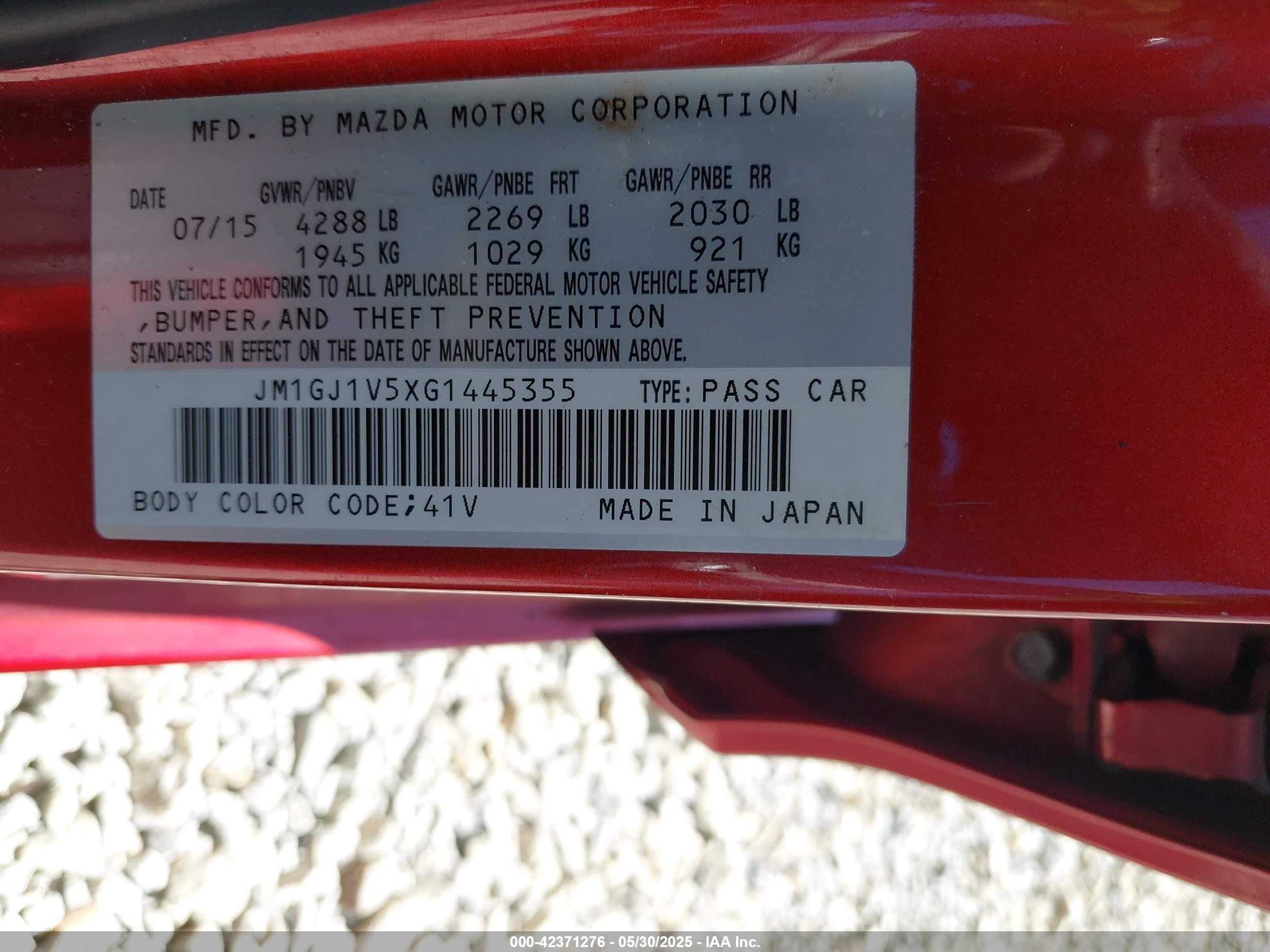 MAZDA MAZDA6 image 9