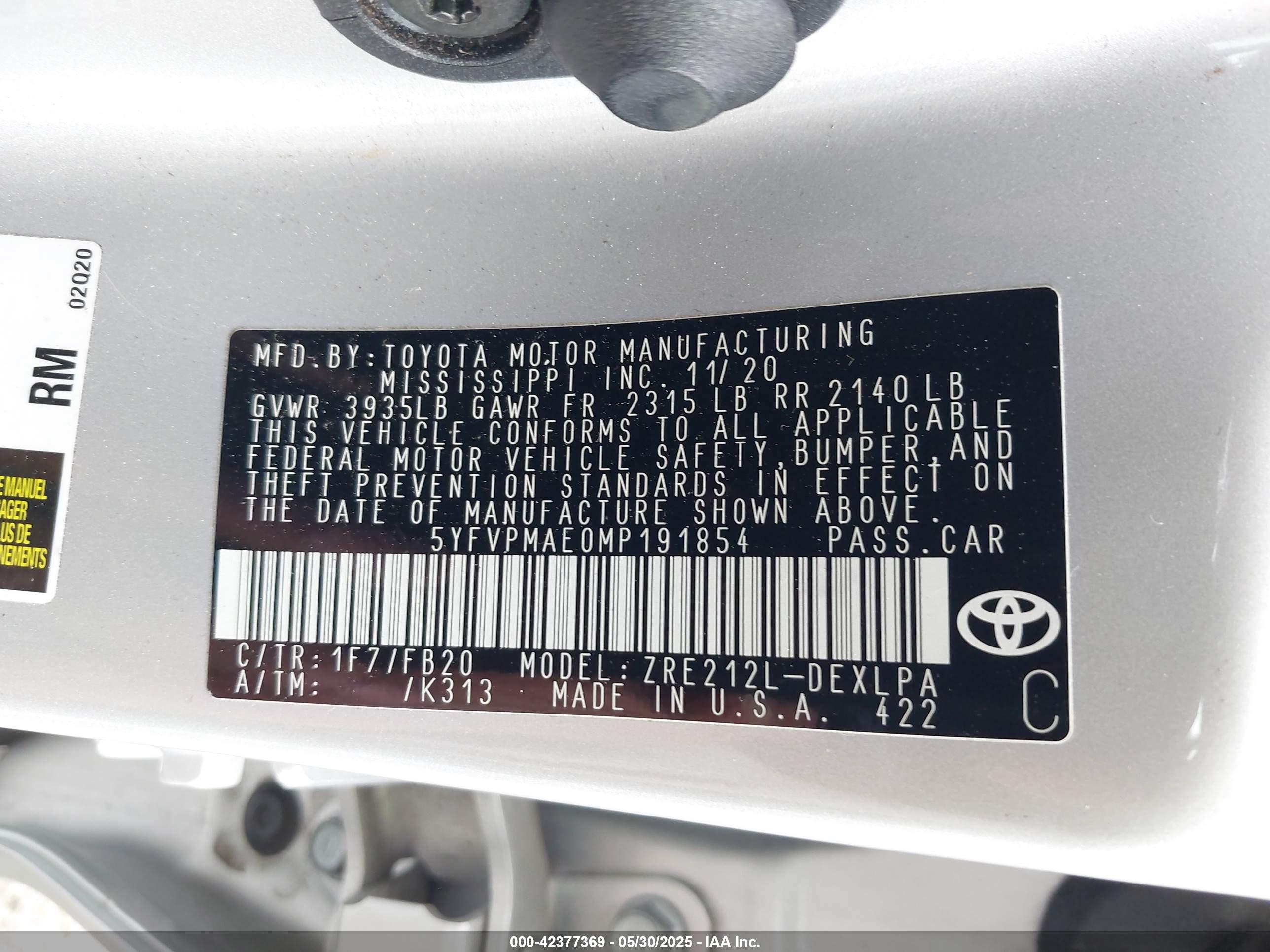 TOYOTA COROLLA image 9