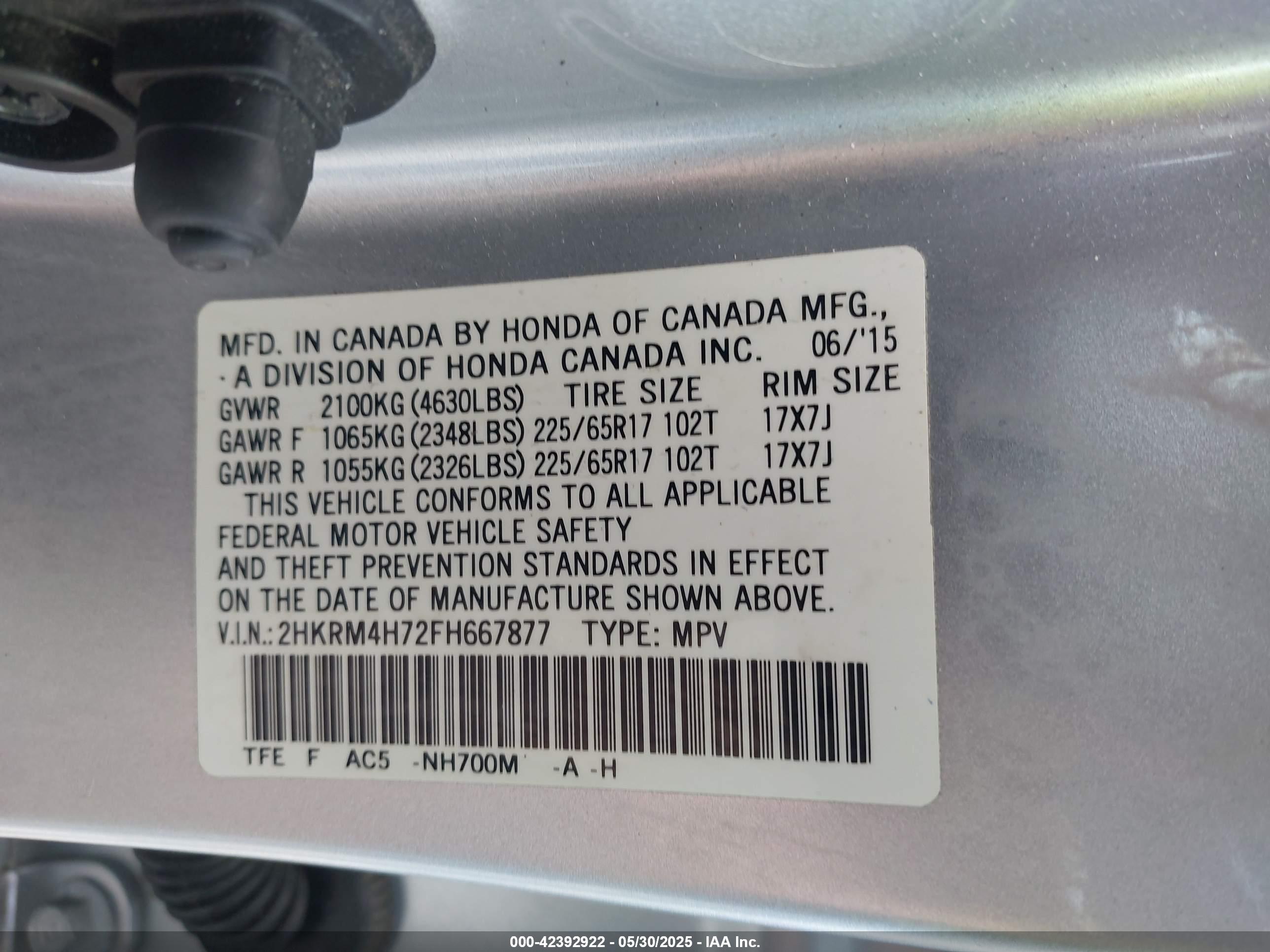 HONDA CR-V image 9