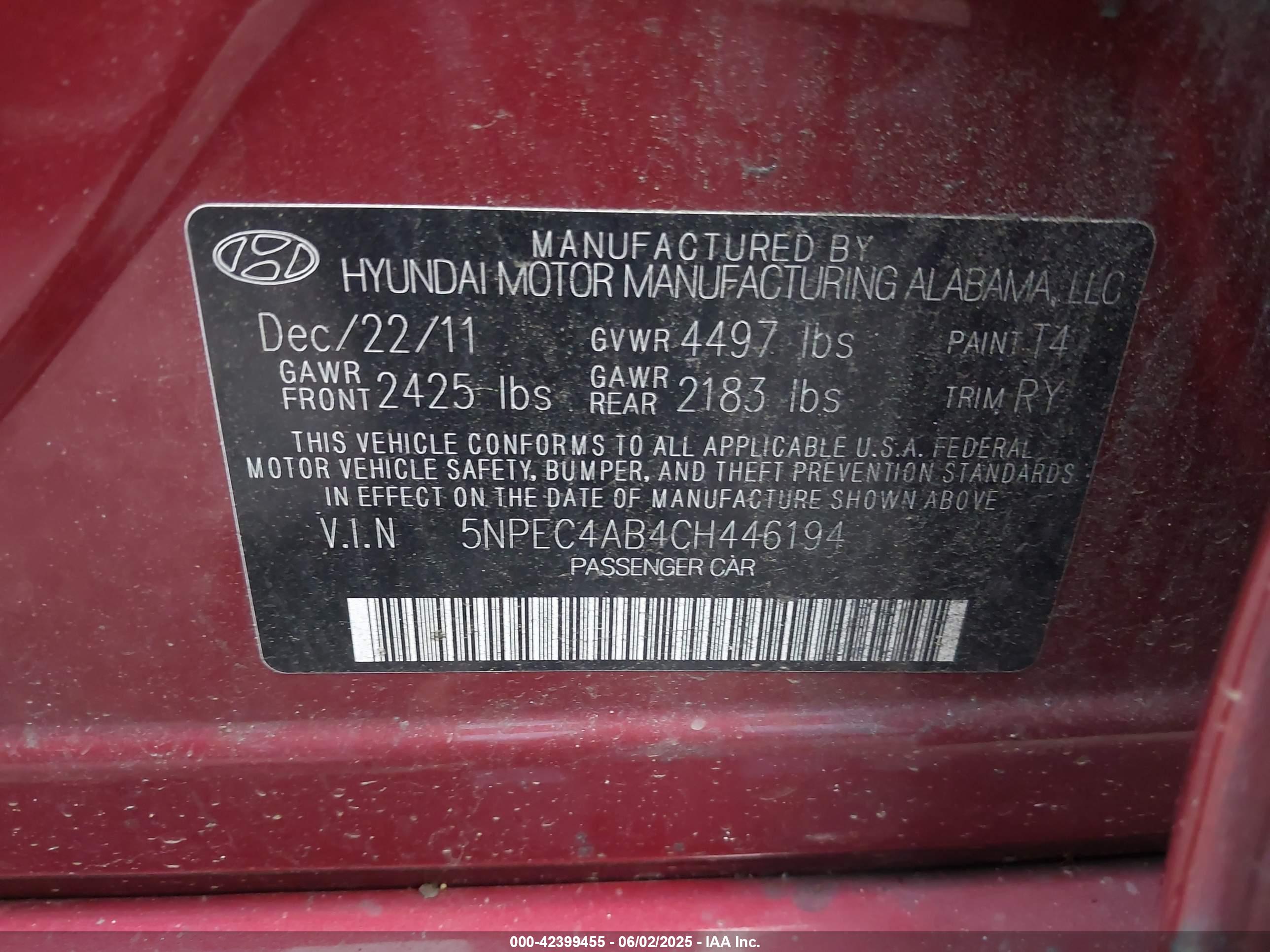 HYUNDAI SONATA image 9
