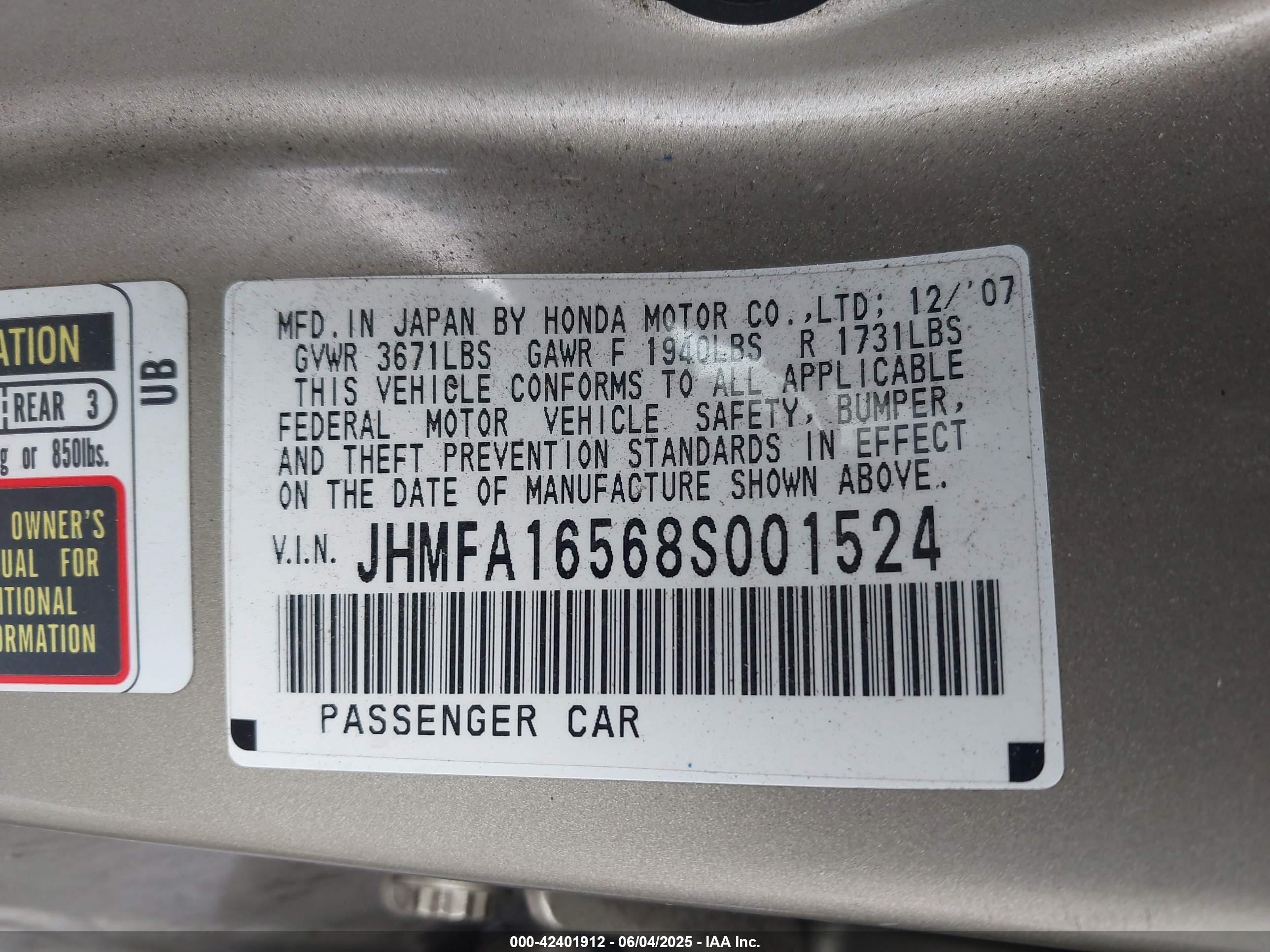 HONDA CIVIC image 9