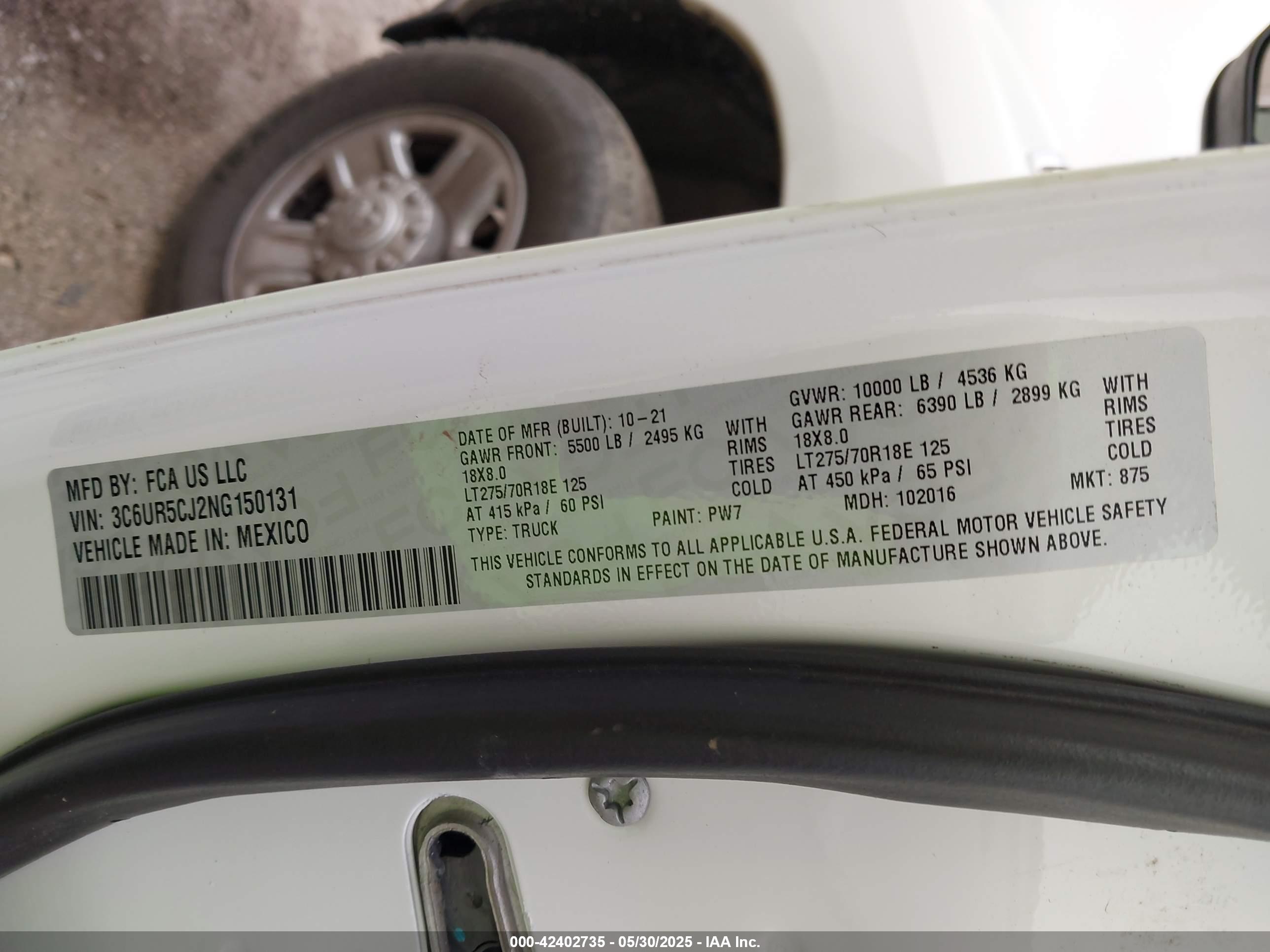 RAM 2500 image 9