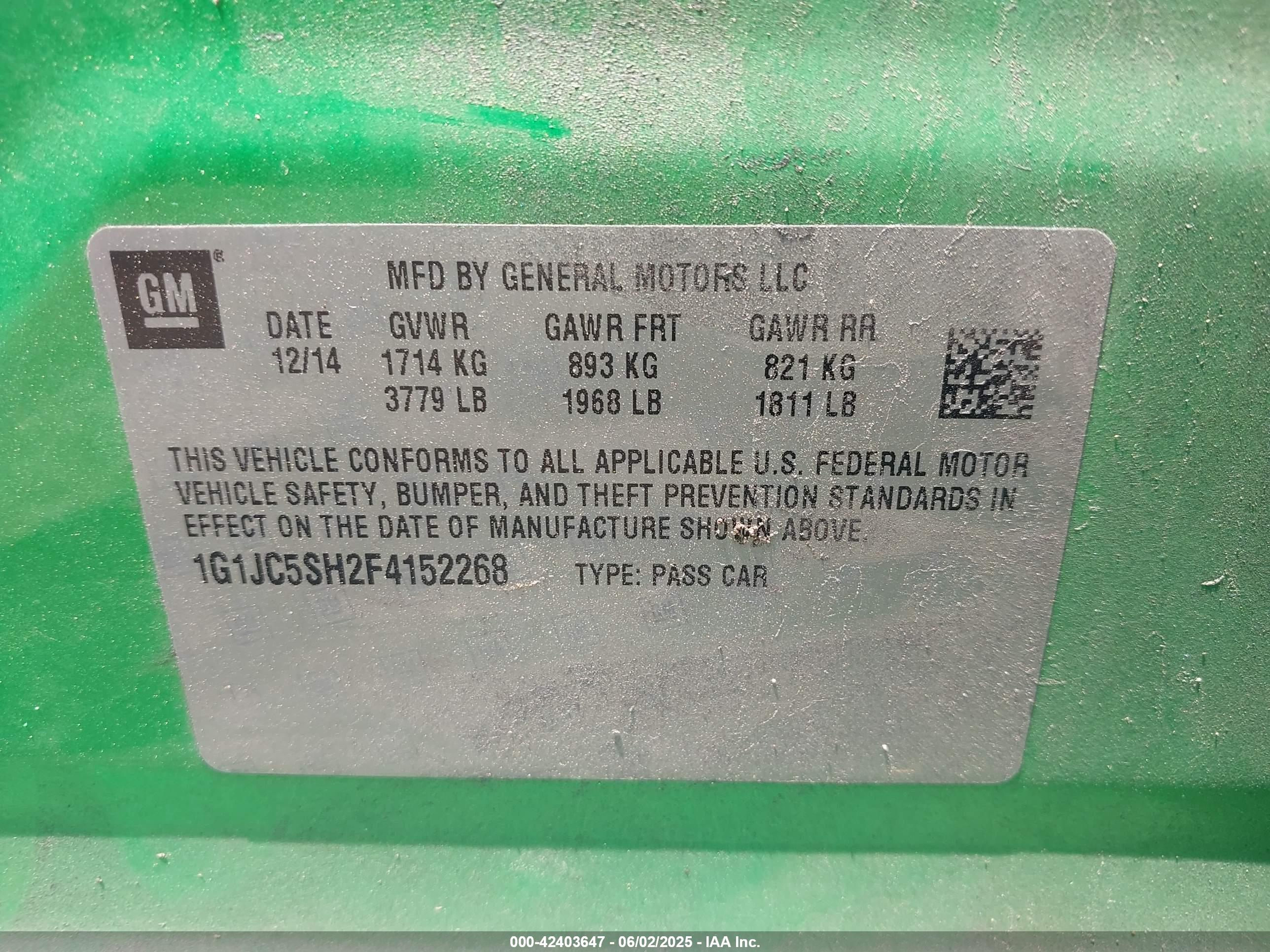 CHEVROLET SONIC image 9