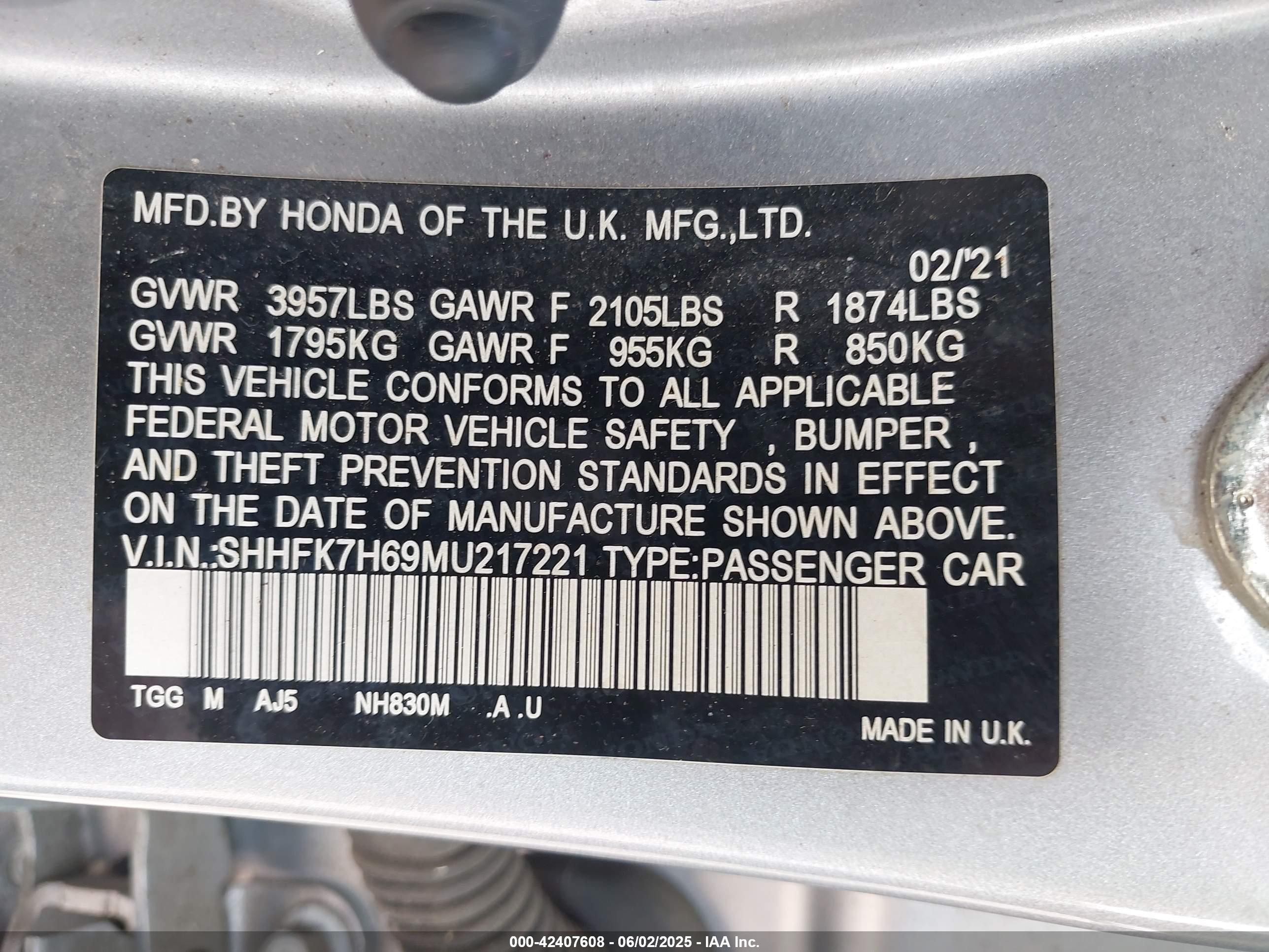 HONDA CIVIC image 9