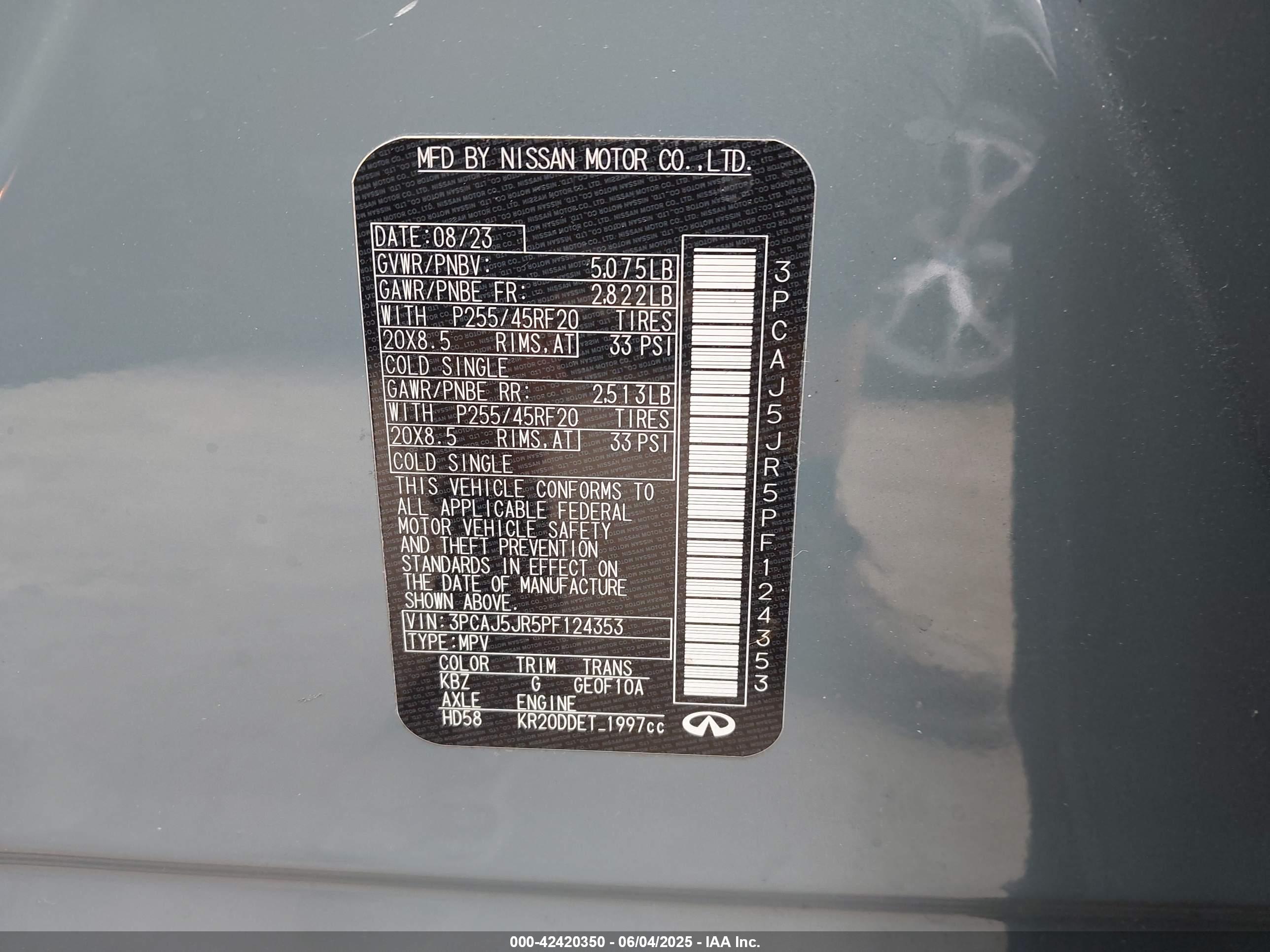INFINITI QX55 image 9