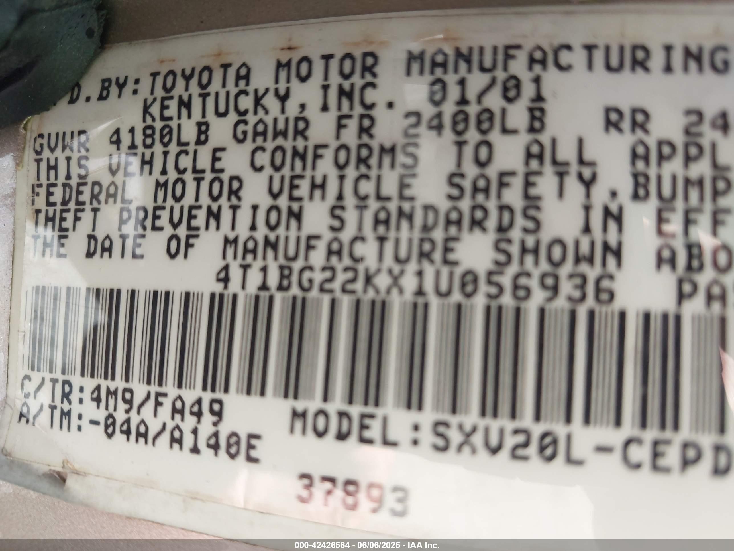 TOYOTA CAMRY image 9