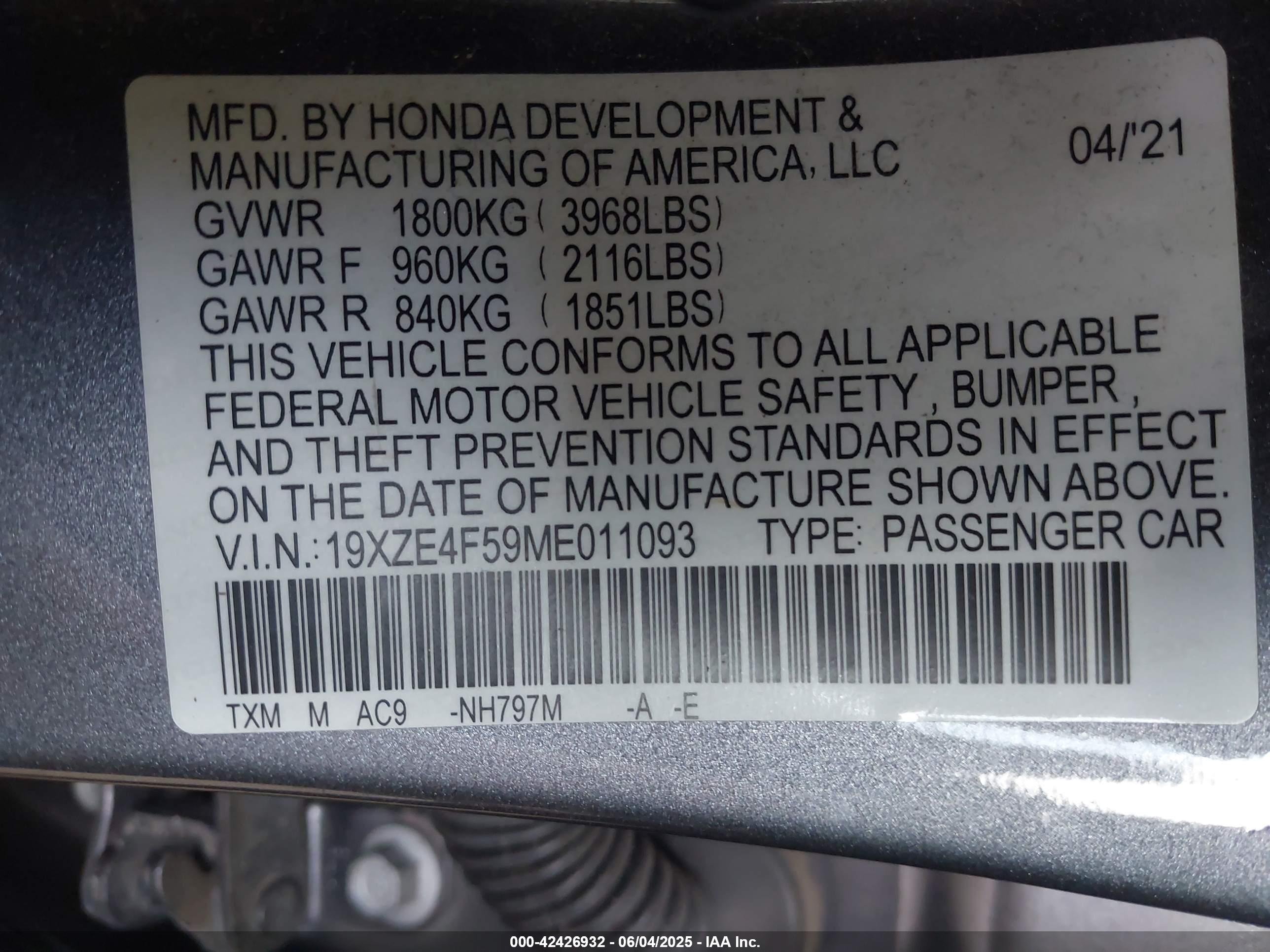 HONDA INSIGHT image 9