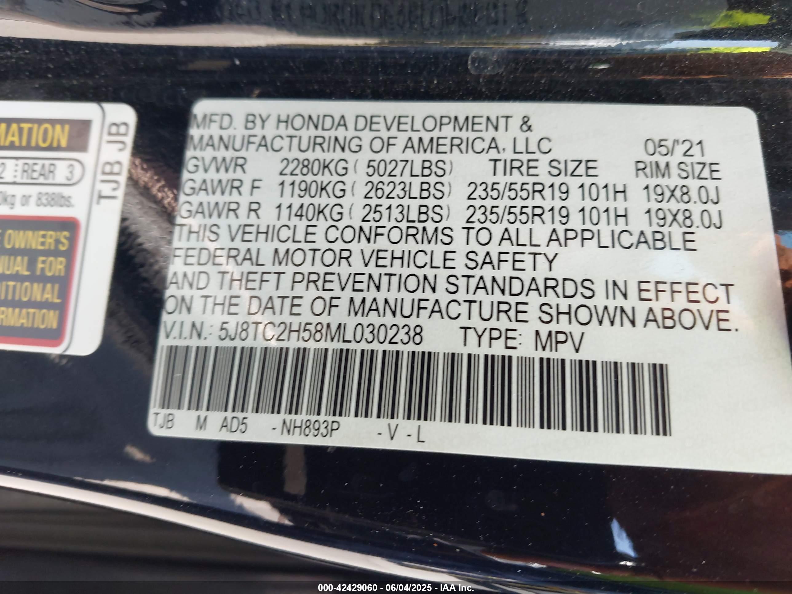 ACURA RDX image 9