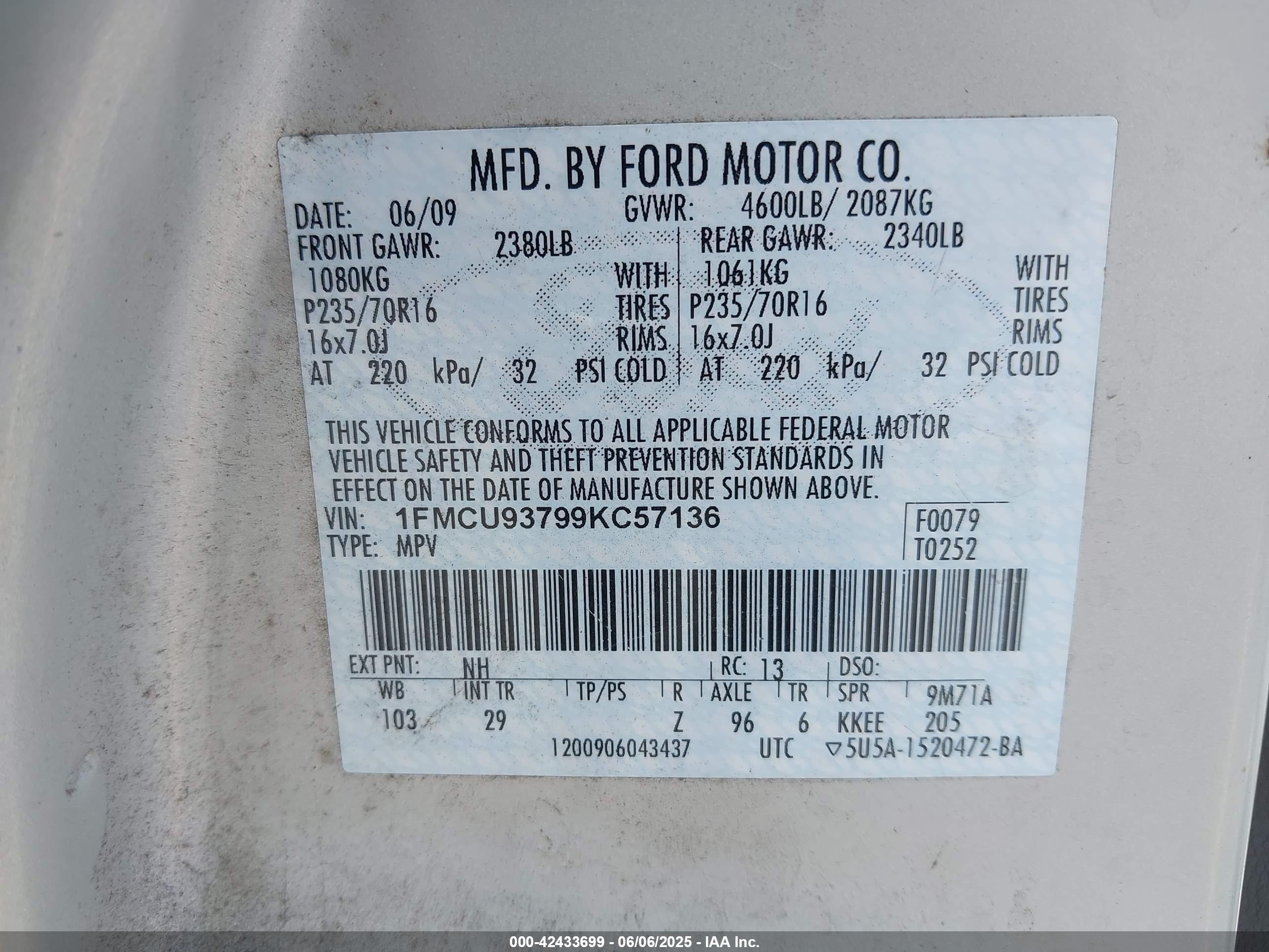 FORD ESCAPE image 9