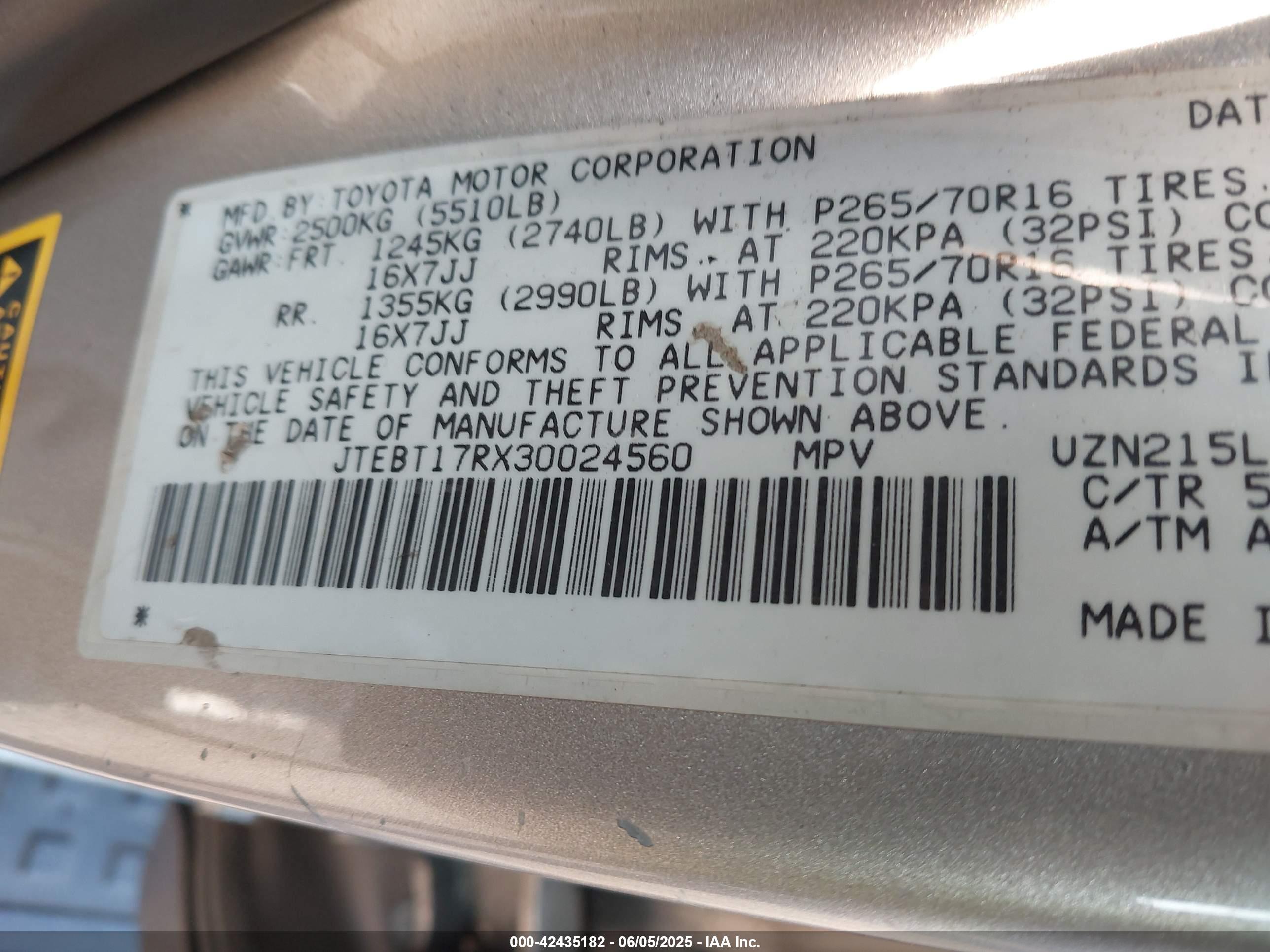 TOYOTA 4RUNNER image 9