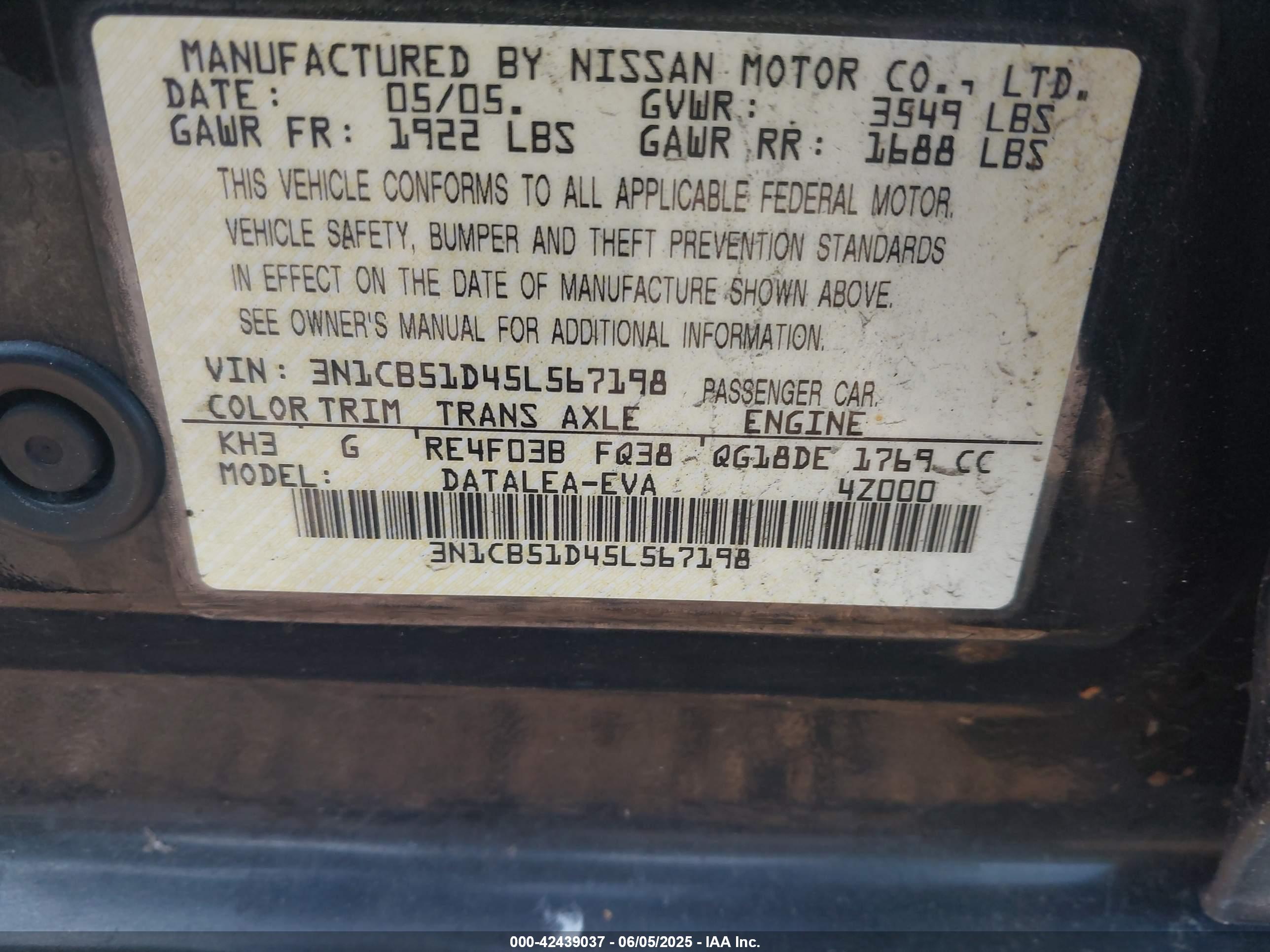 NISSAN SENTRA image 9