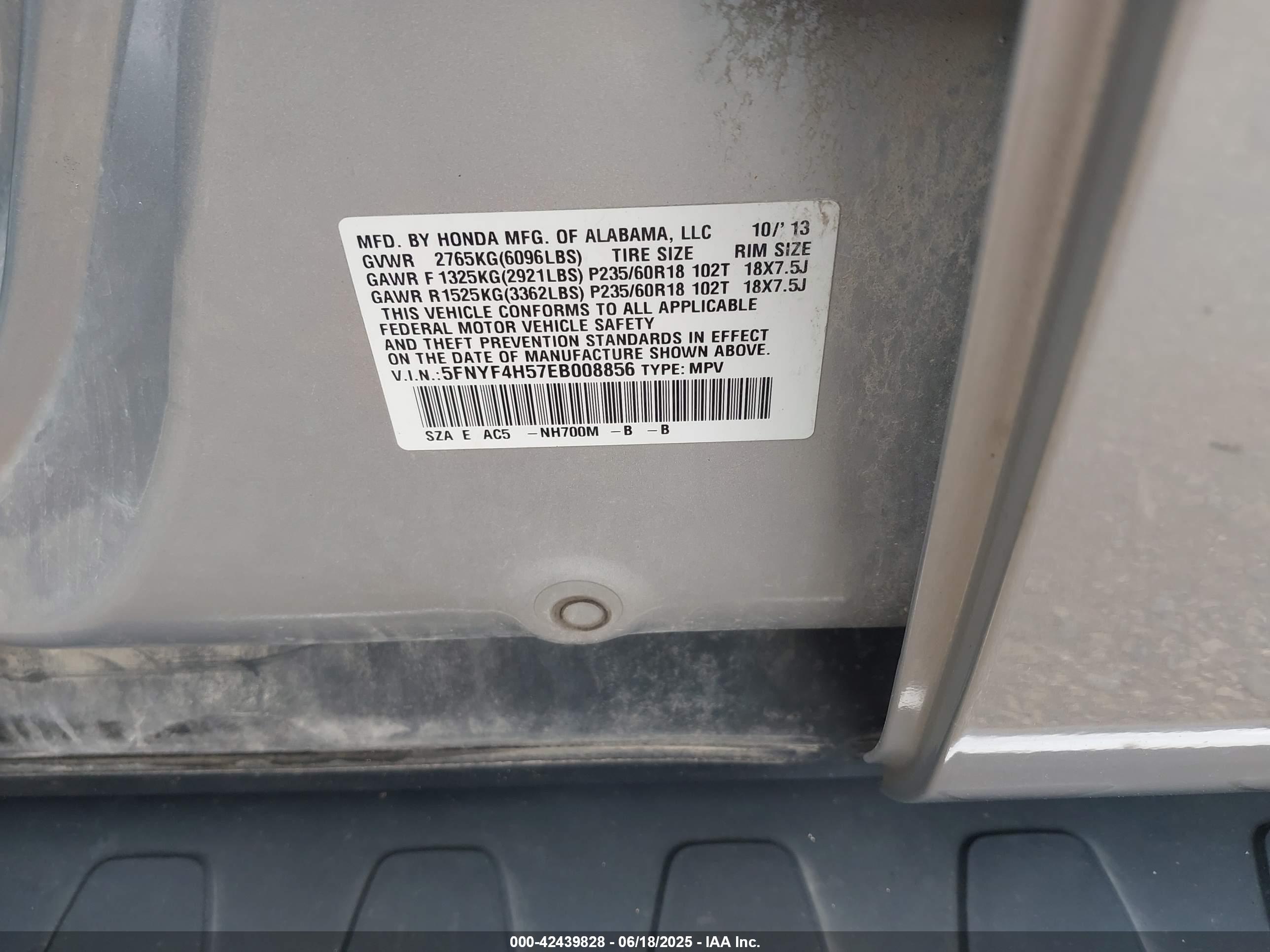 HONDA PILOT image 9