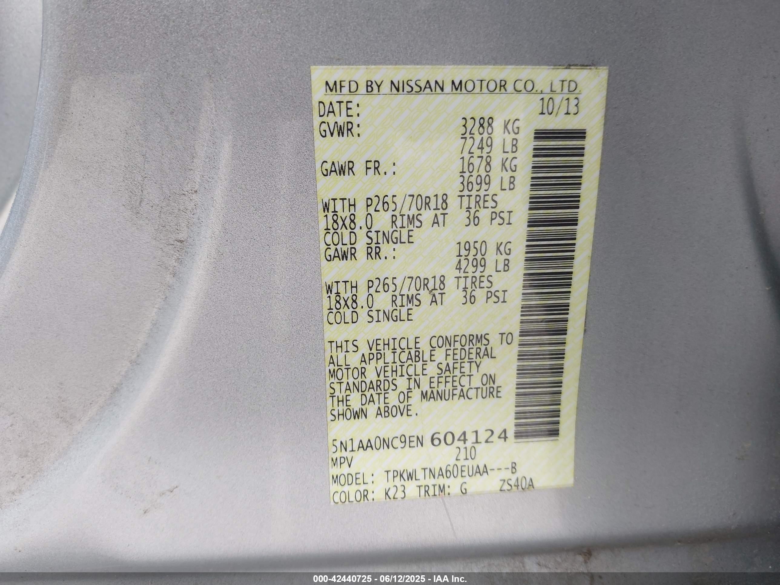 NISSAN ARMADA image 9