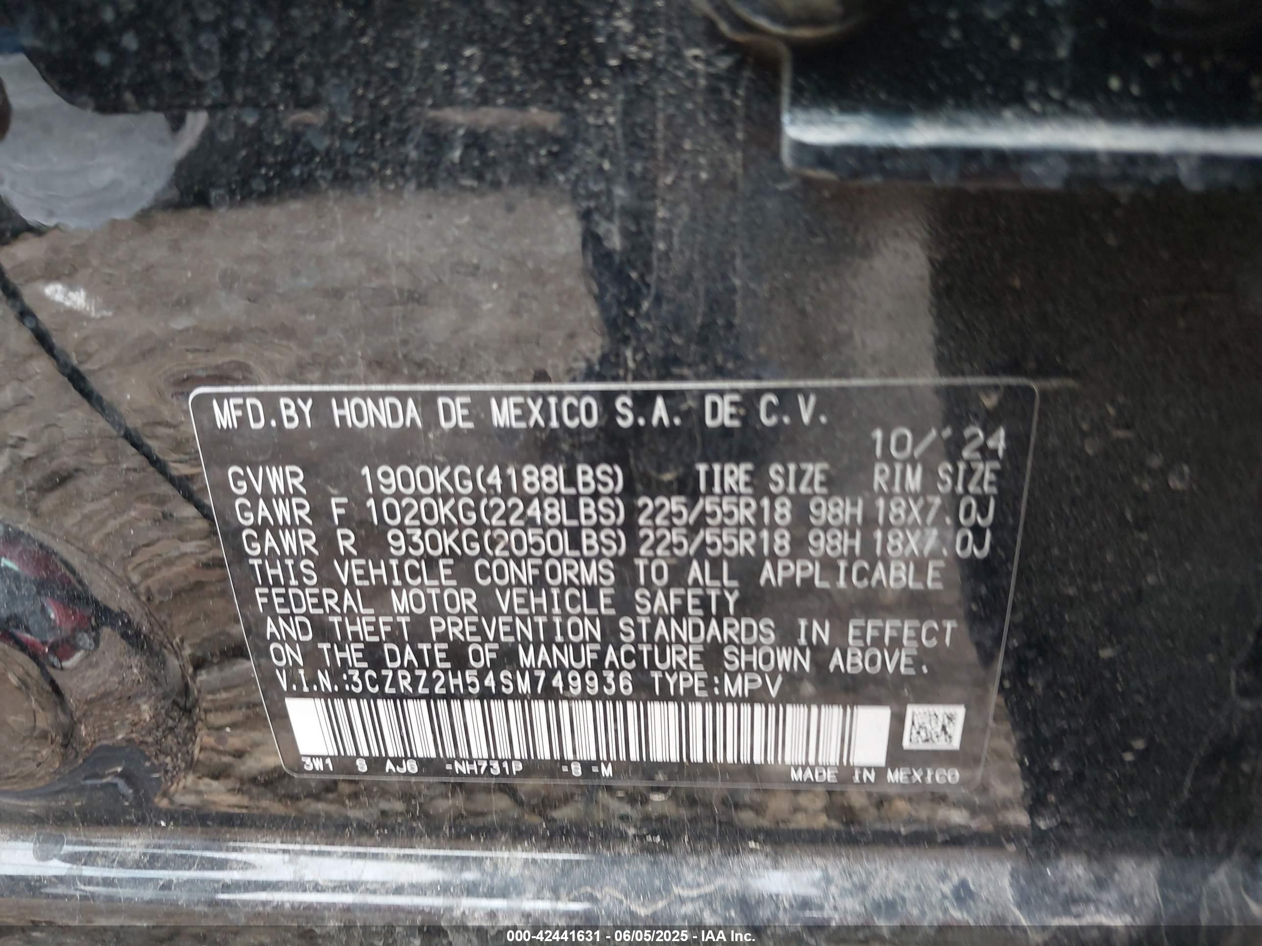 HONDA HR-V image 9