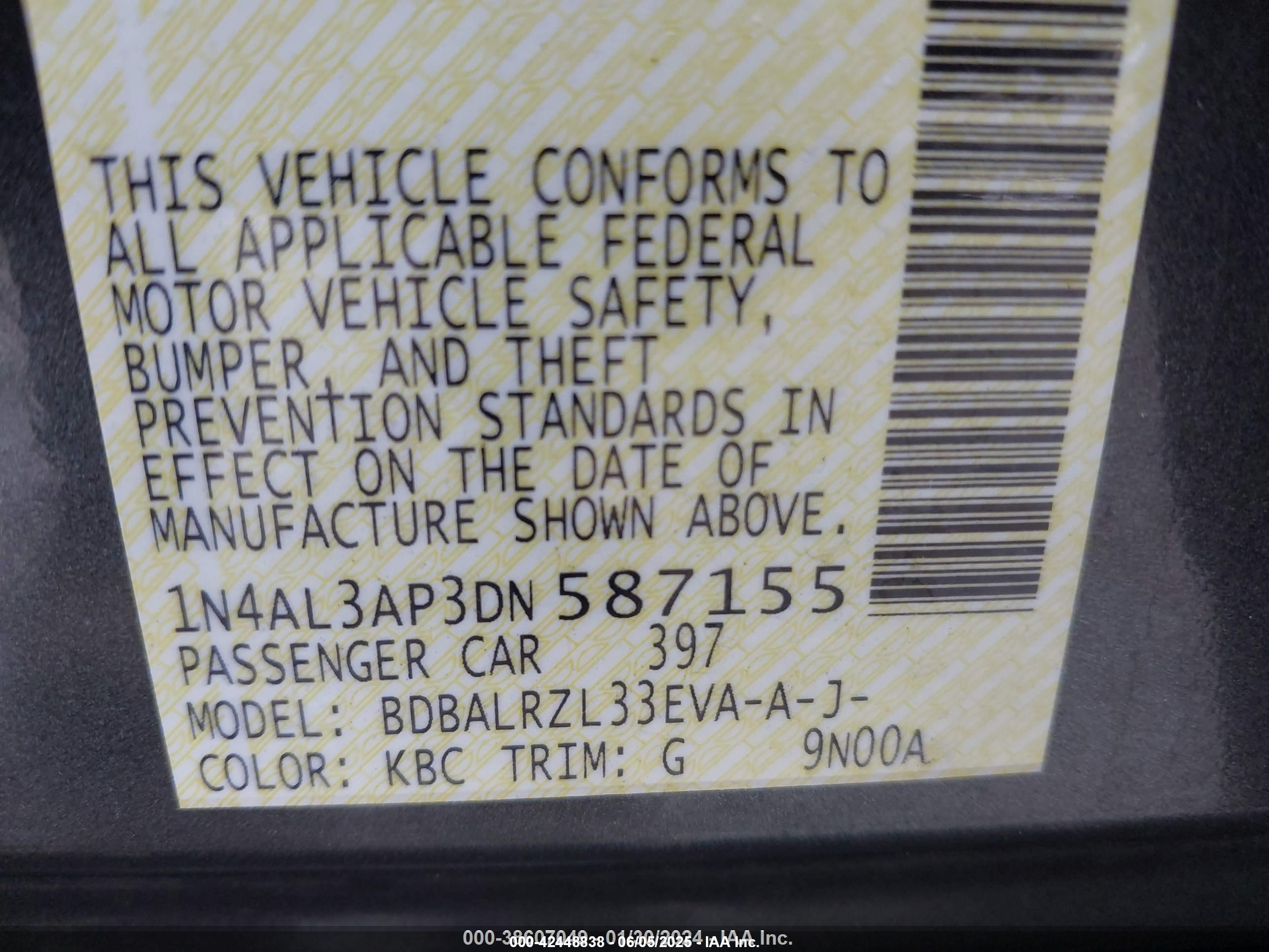 NISSAN ALTIMA image 9
