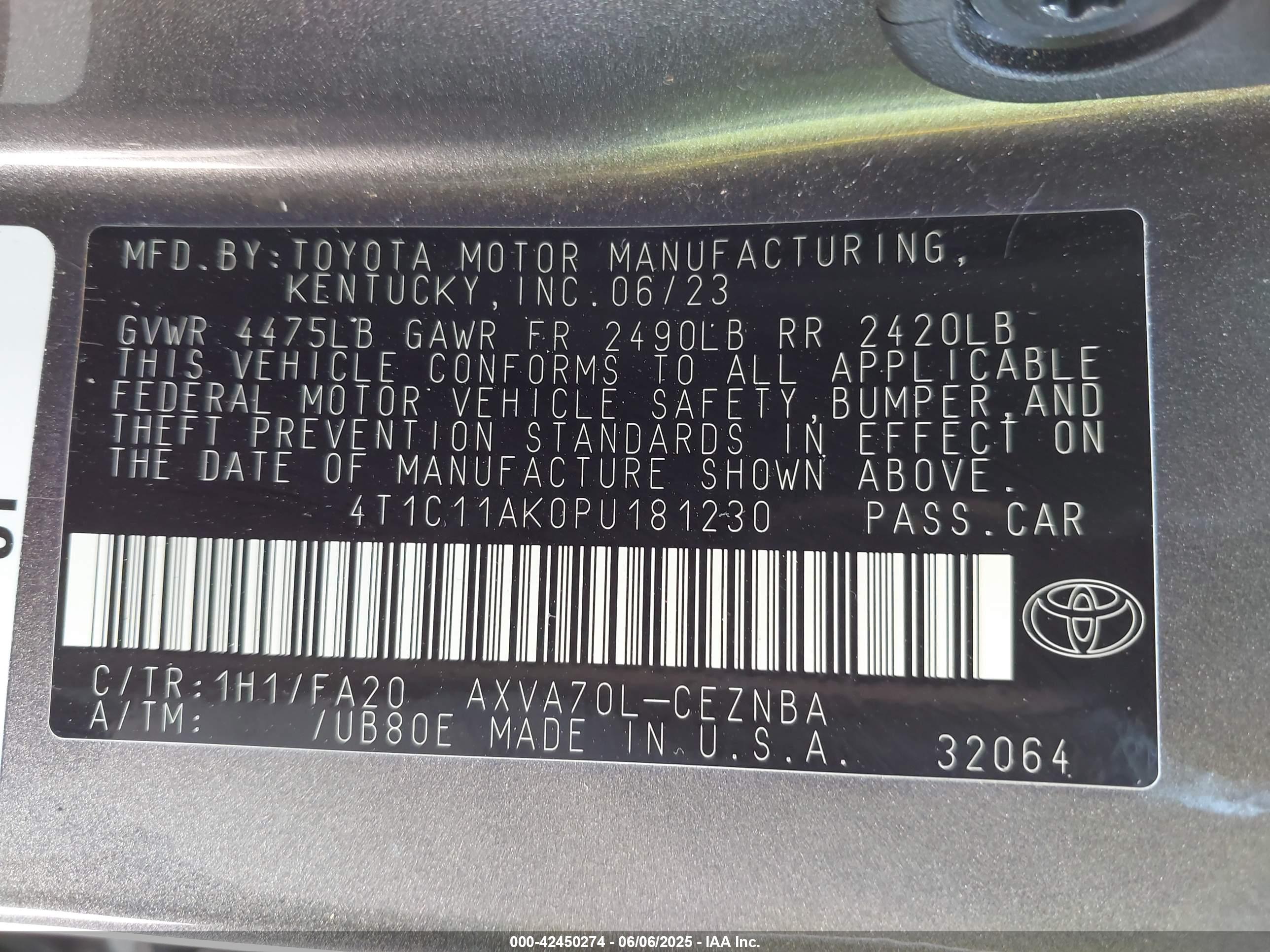 TOYOTA CAMRY image 9