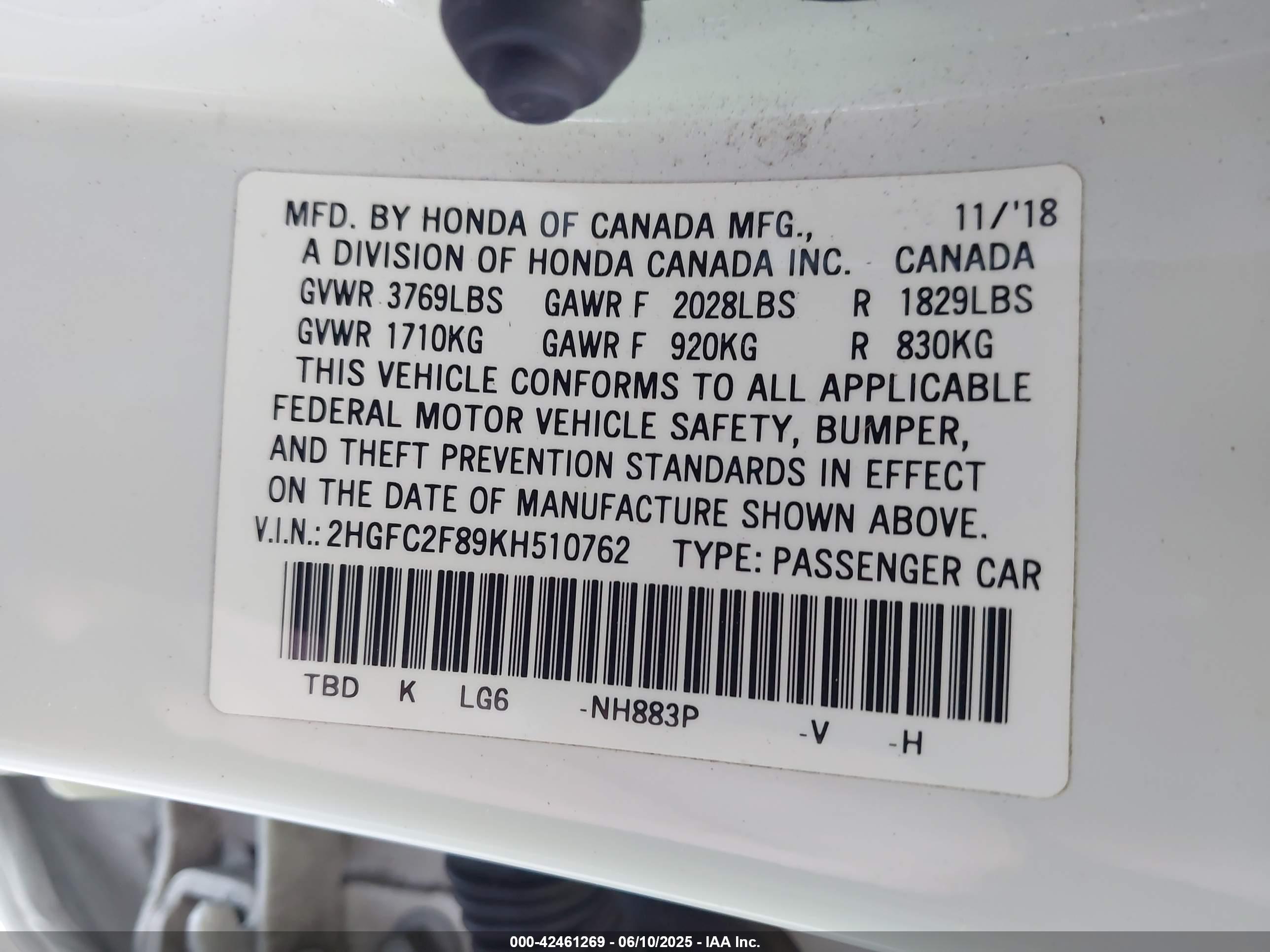 HONDA CIVIC image 9