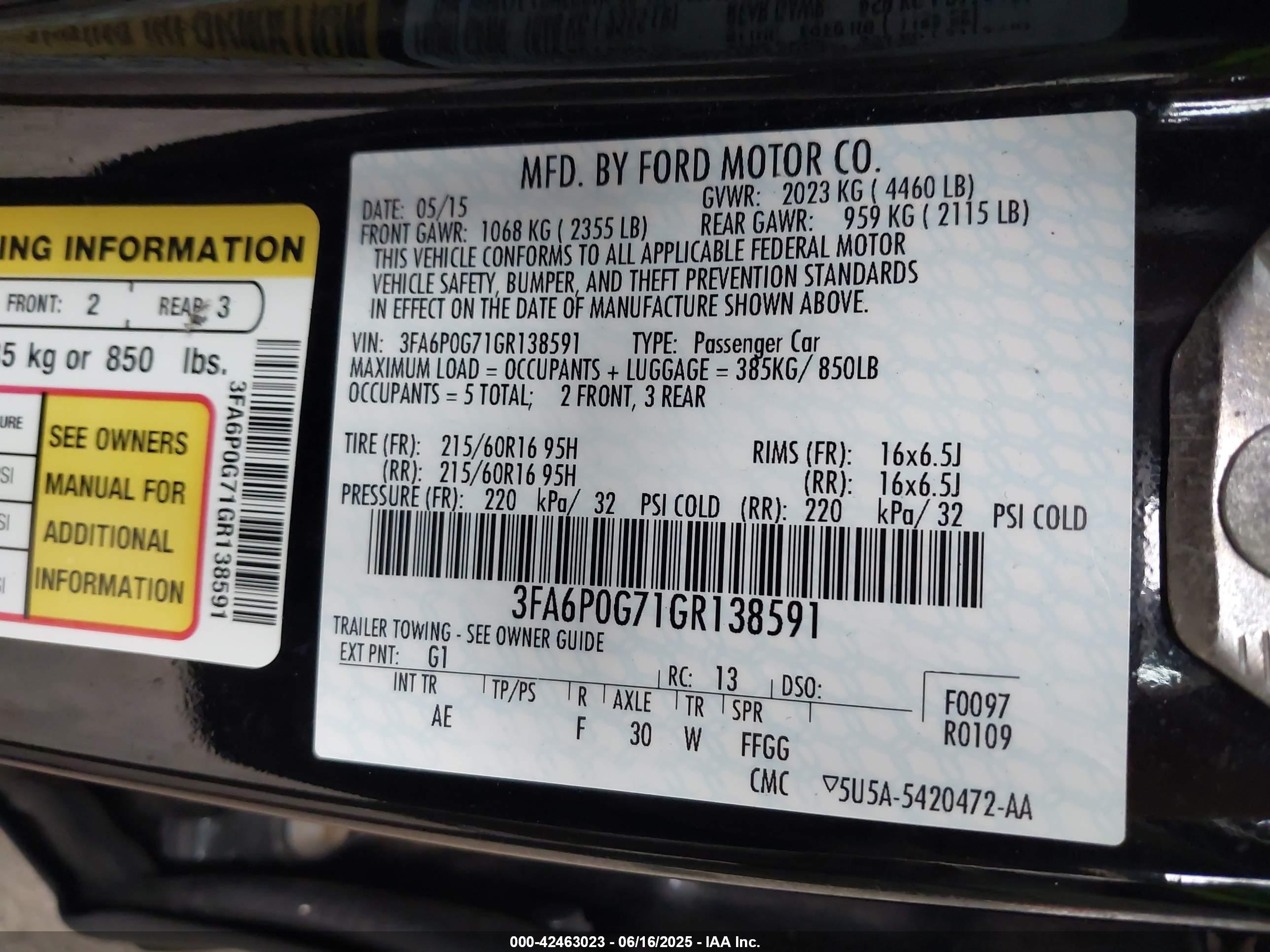 FORD FUSION image 9