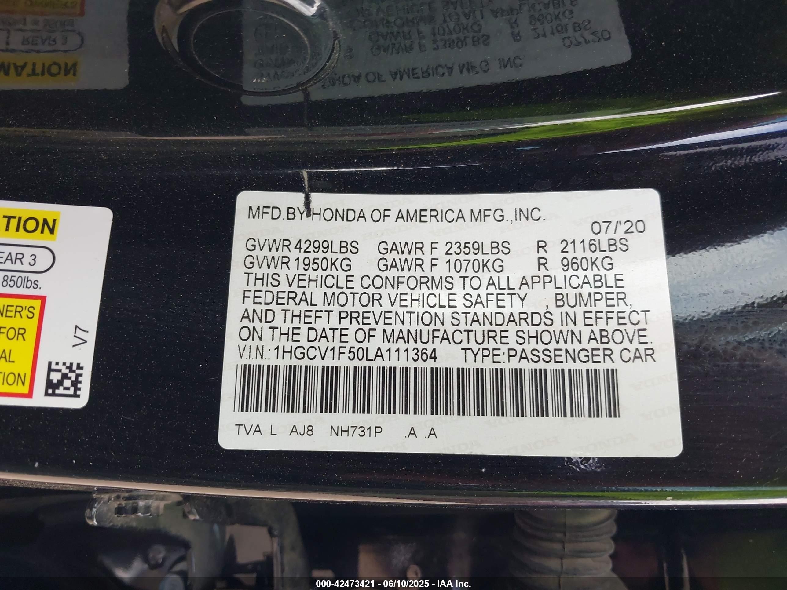 HONDA ACCORD image 9