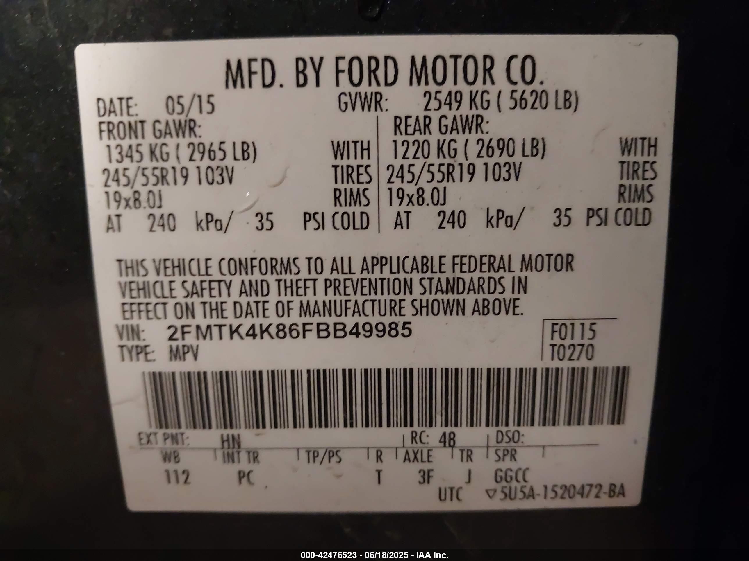 FORD EDGE image 9