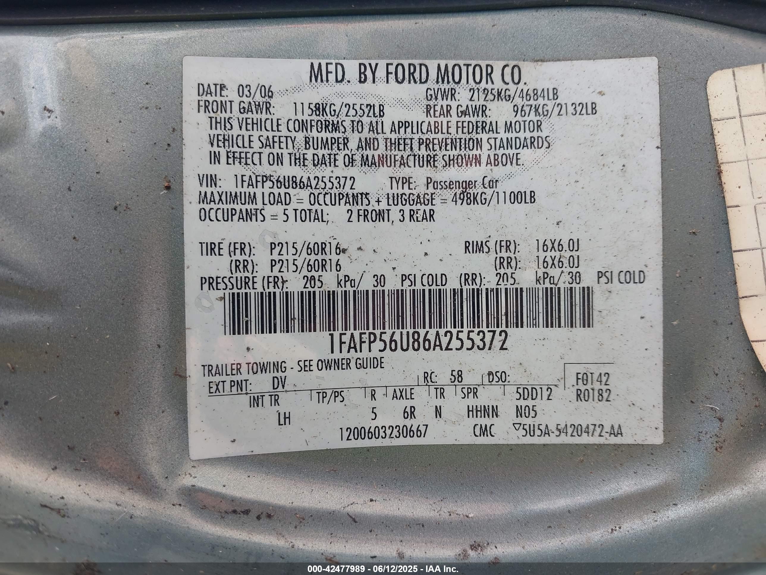 FORD TAURUS image 9