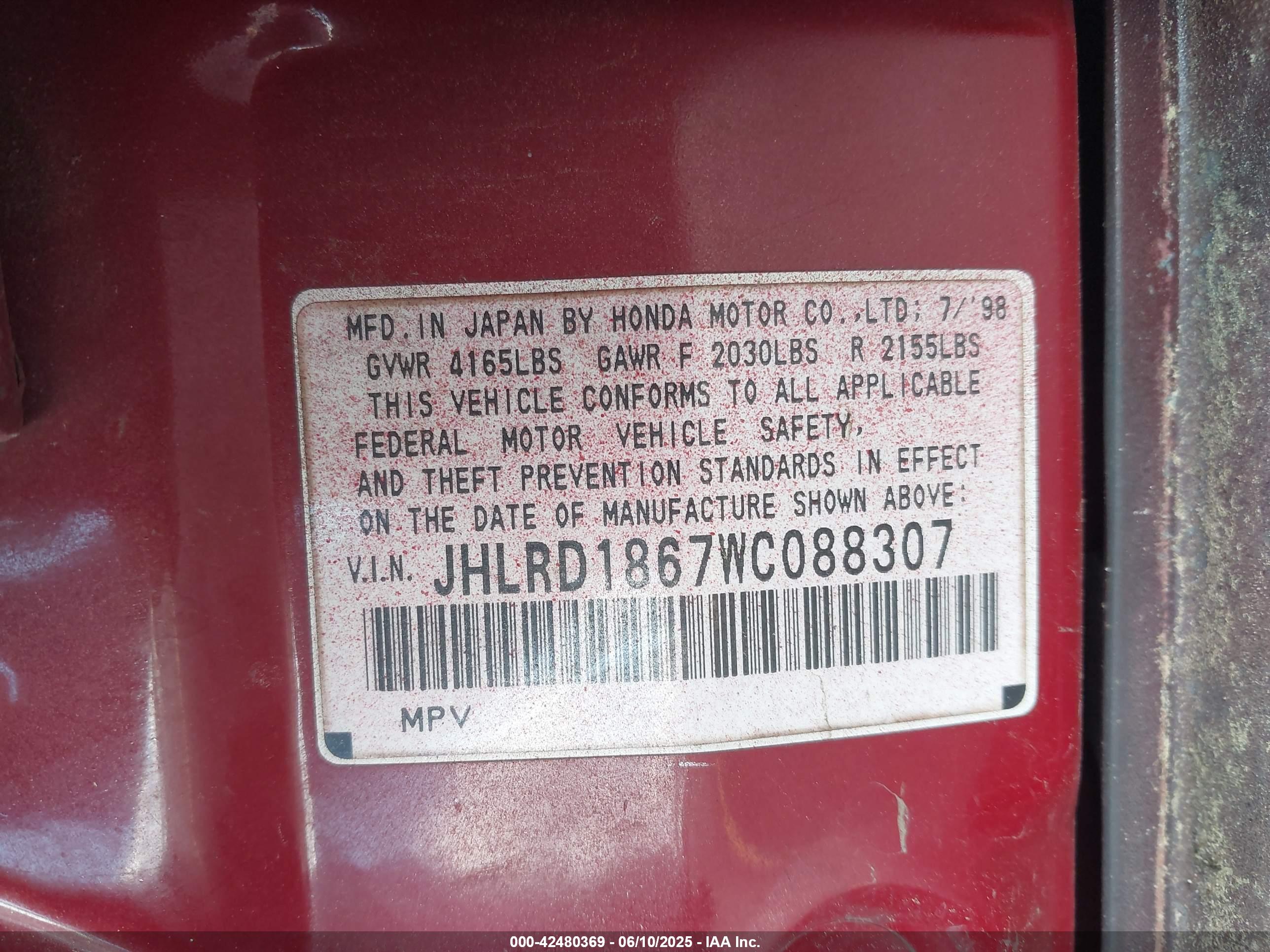 HONDA CR-V image 9