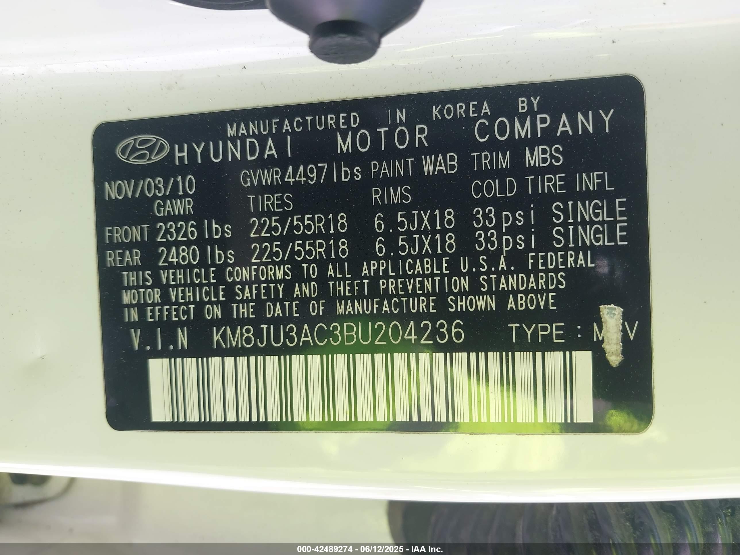 HYUNDAI TUCSON image 9