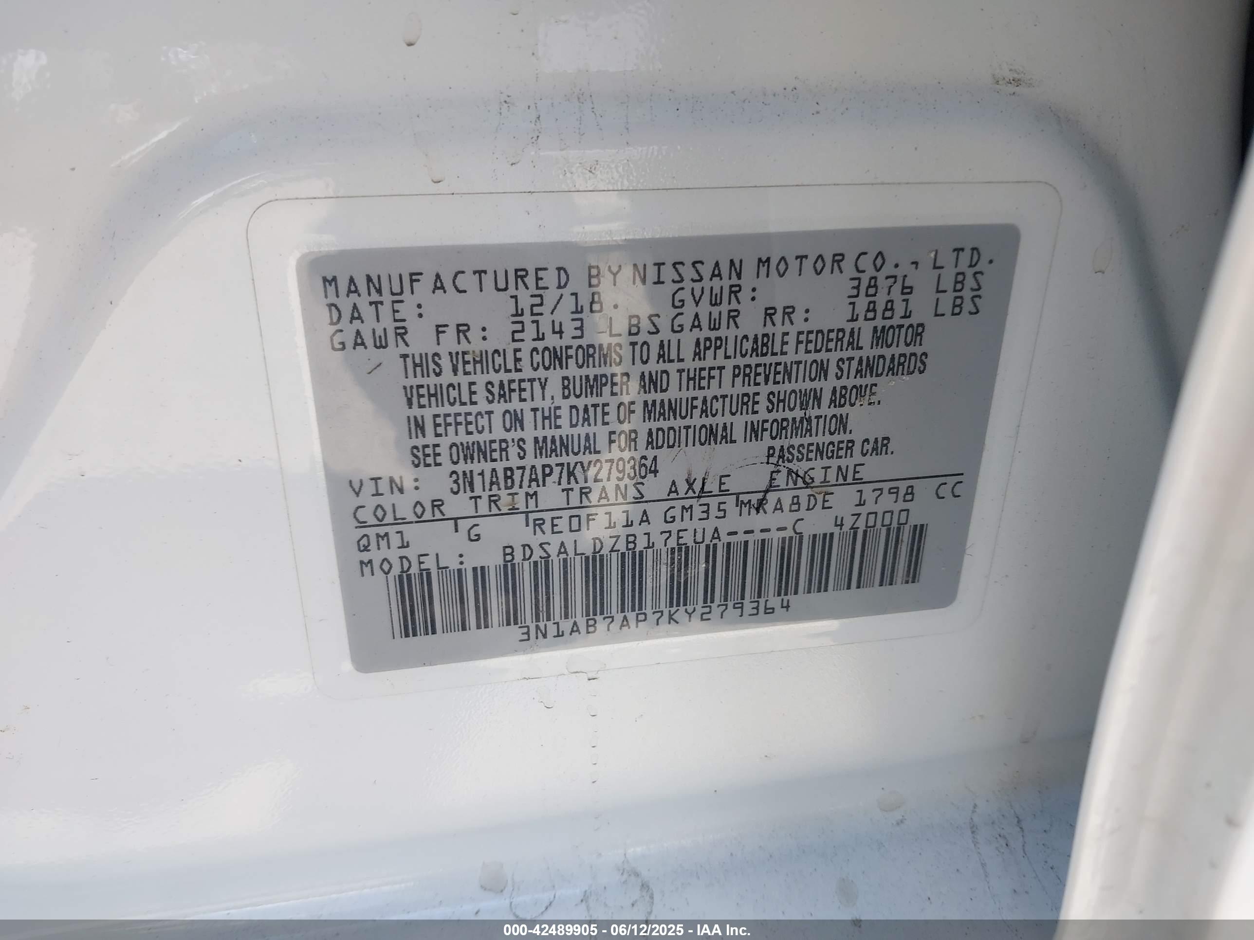 NISSAN SENTRA image 9