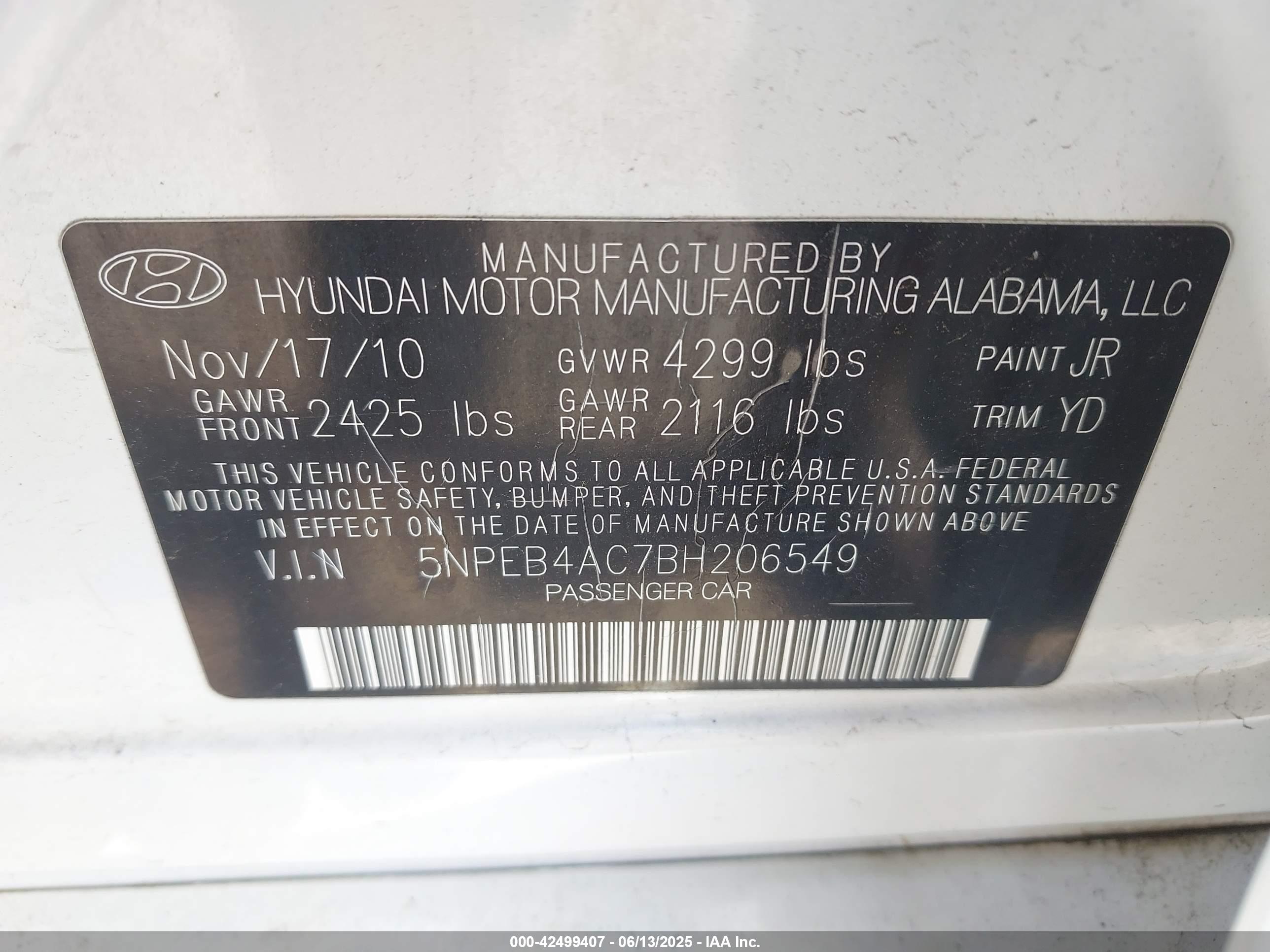 HYUNDAI SONATA image 9