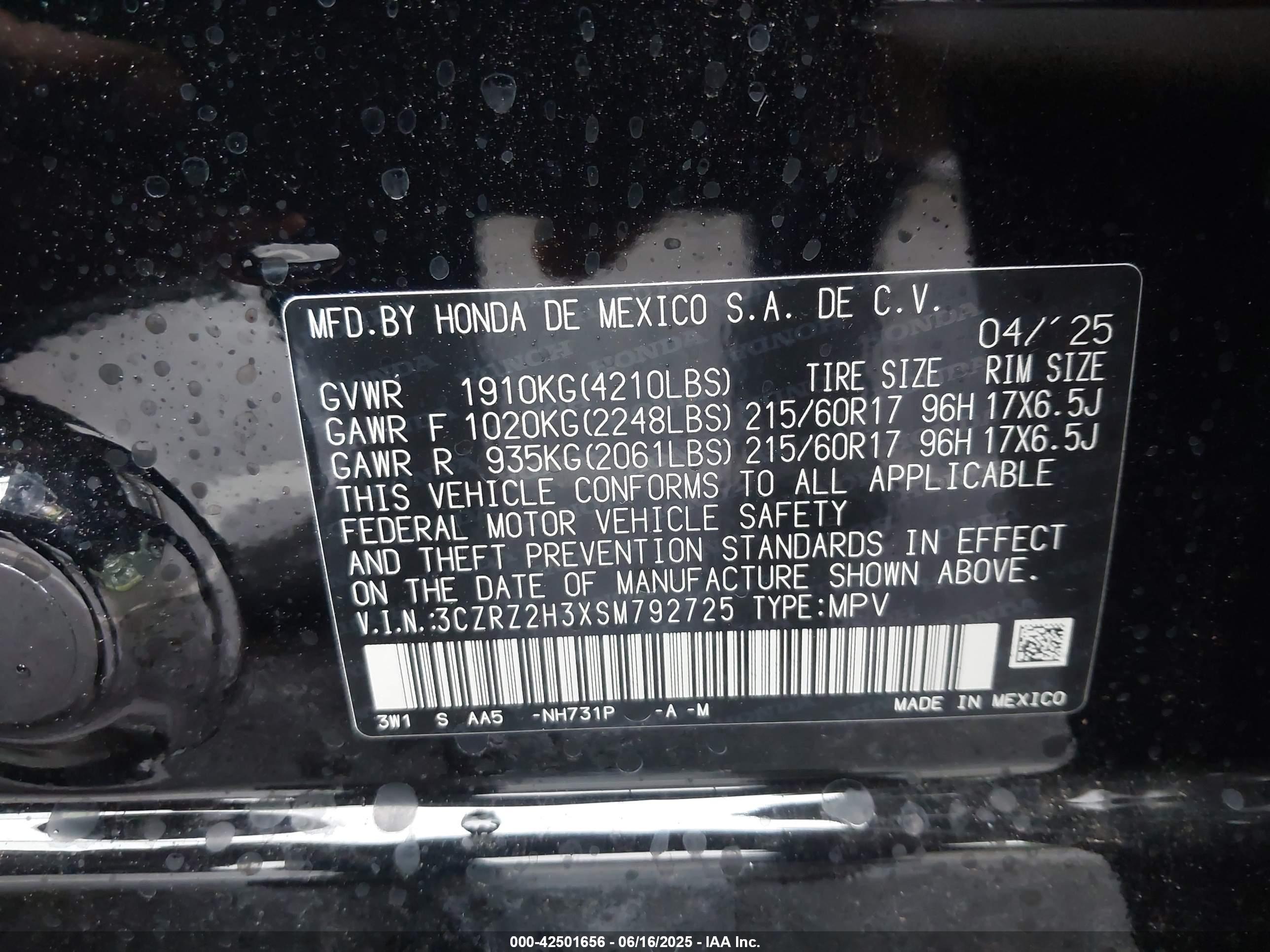 HONDA HR-V image 9