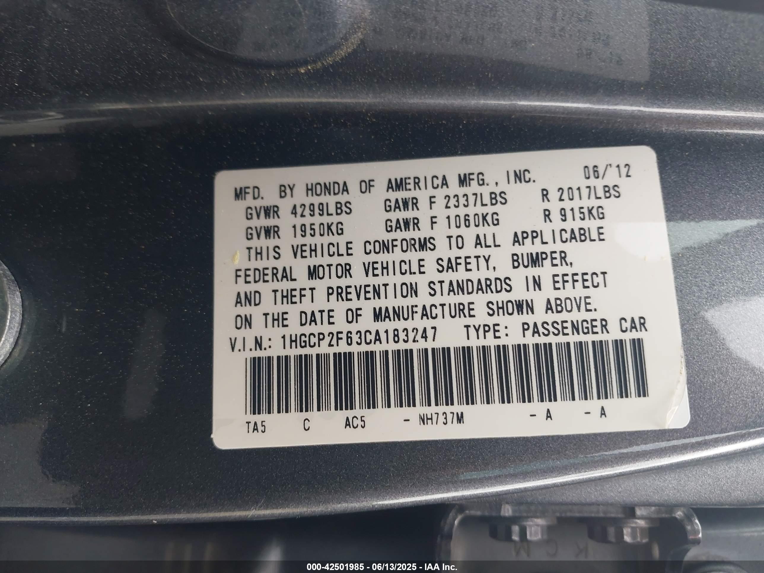 HONDA ACCORD image 9