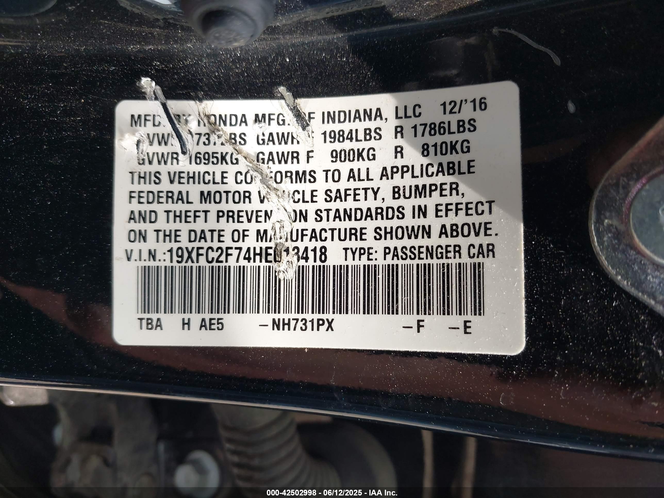 HONDA CIVIC image 9