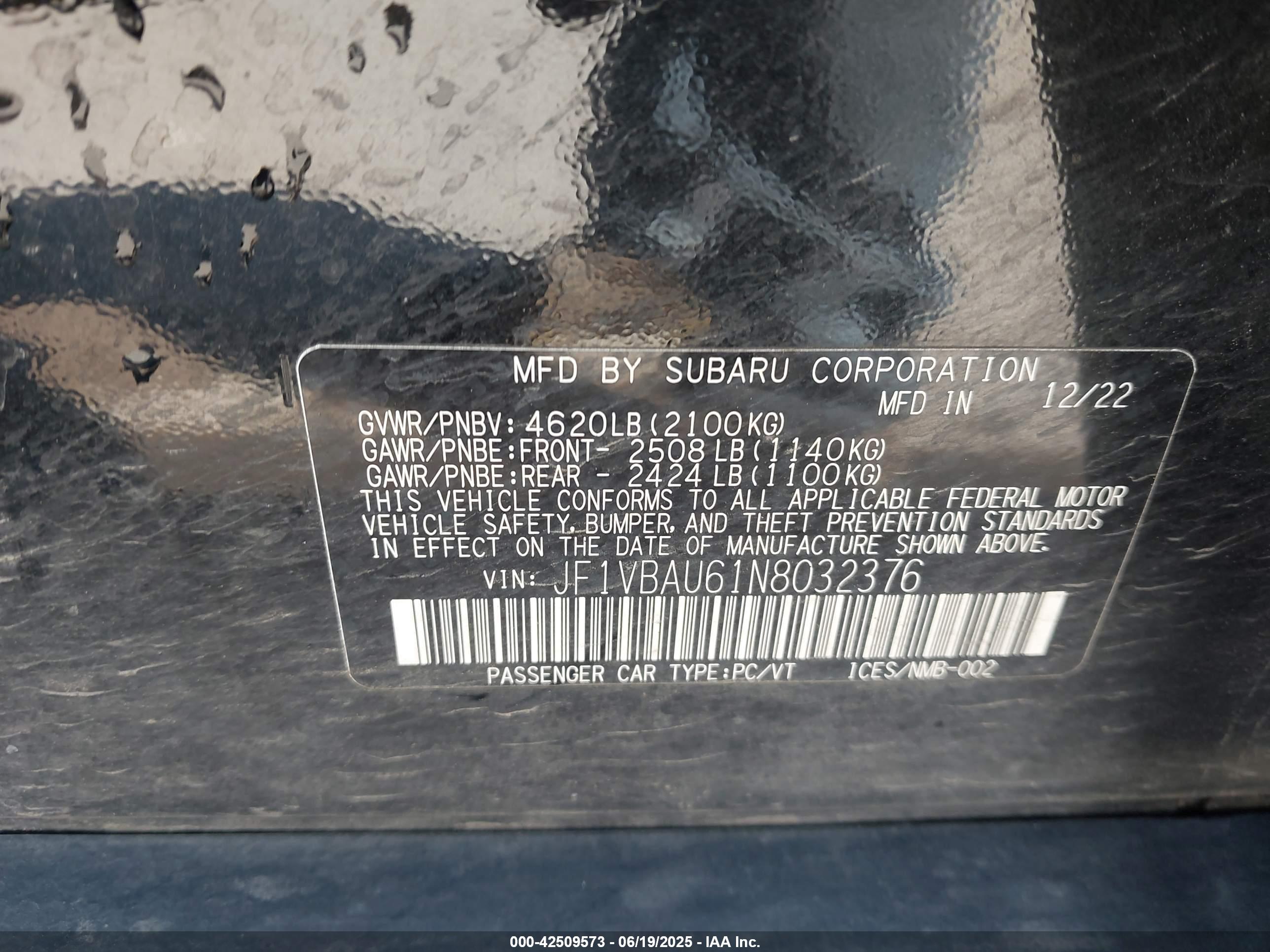 SUBARU WRX image 9