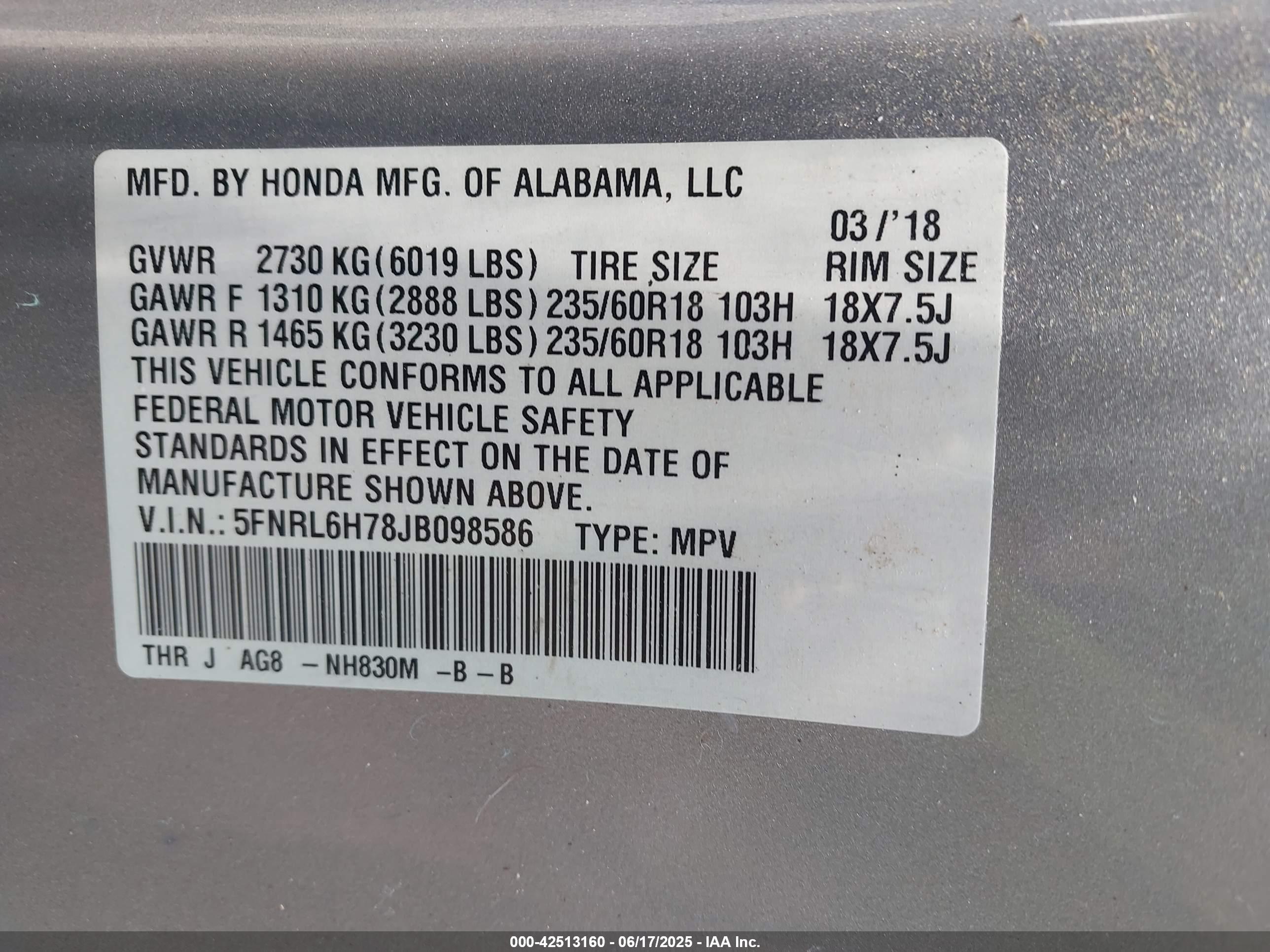 HONDA ODYSSEY image 9