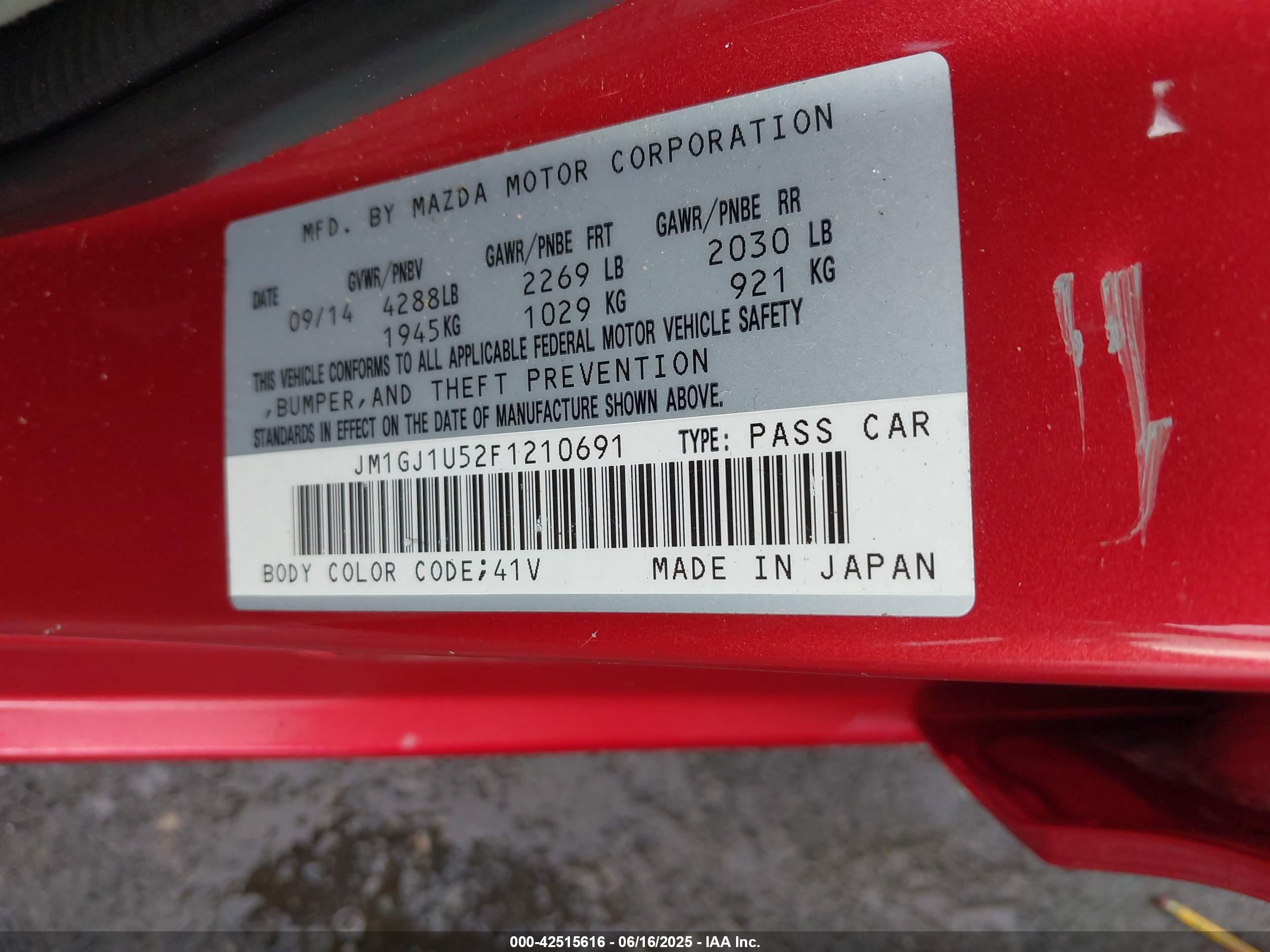 MAZDA MAZDA6 image 9