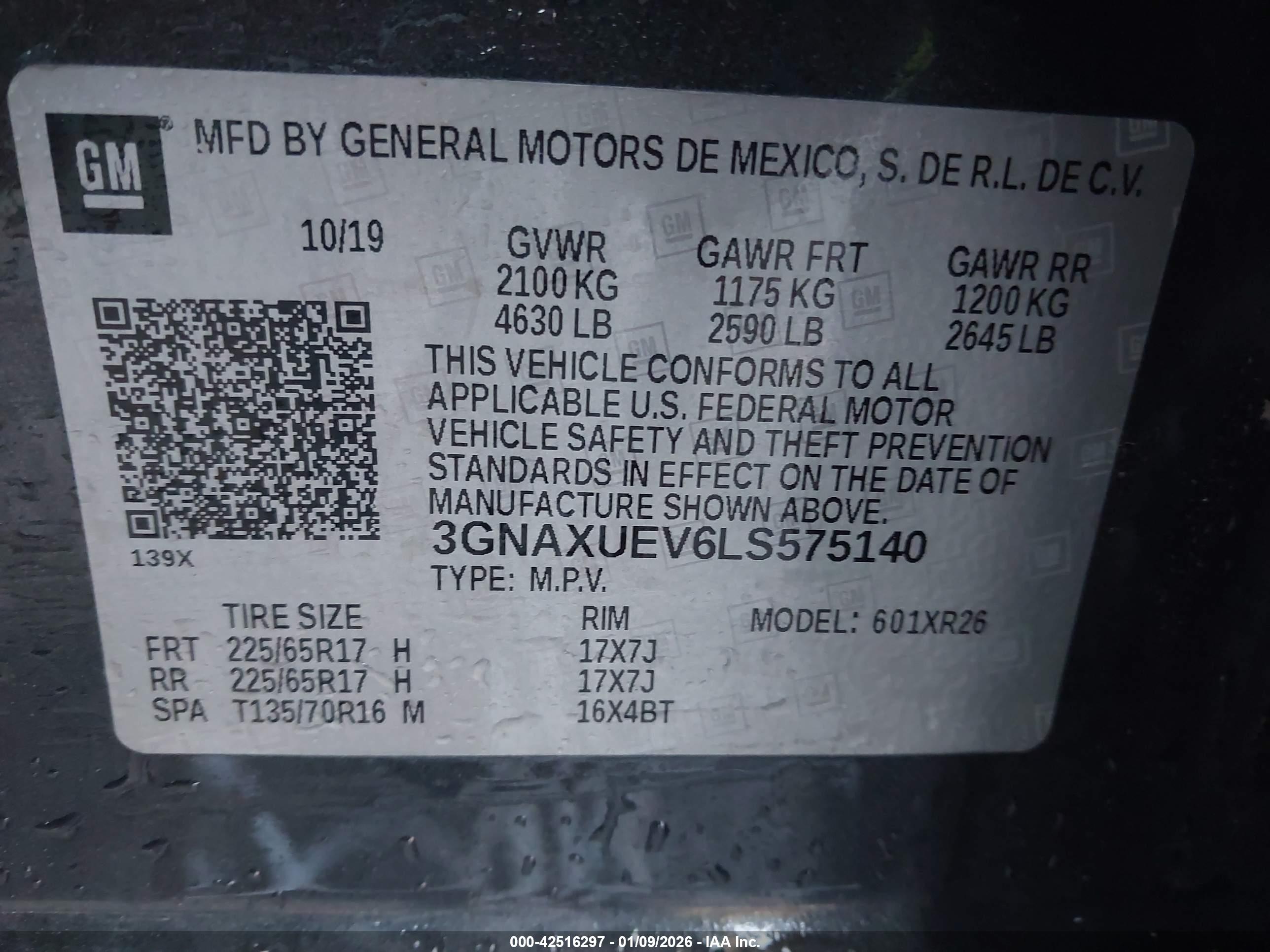CHEVROLET EQUINOX image 9