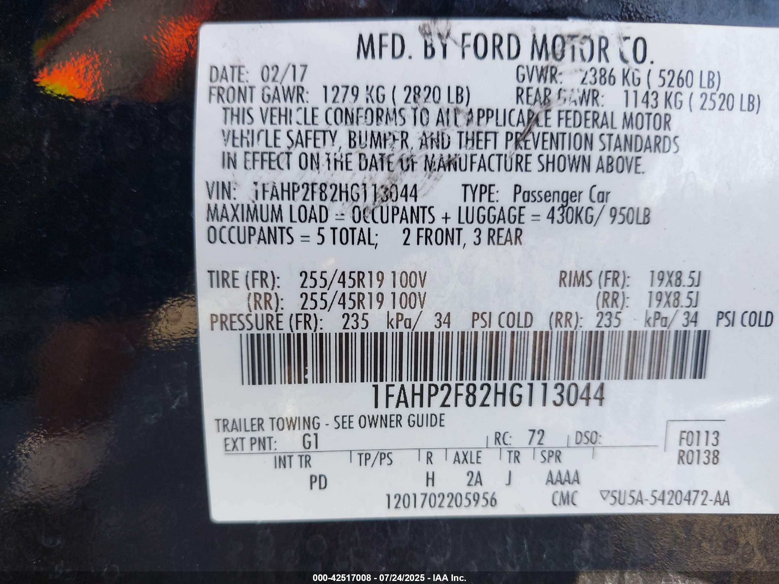 FORD TAURUS image 9