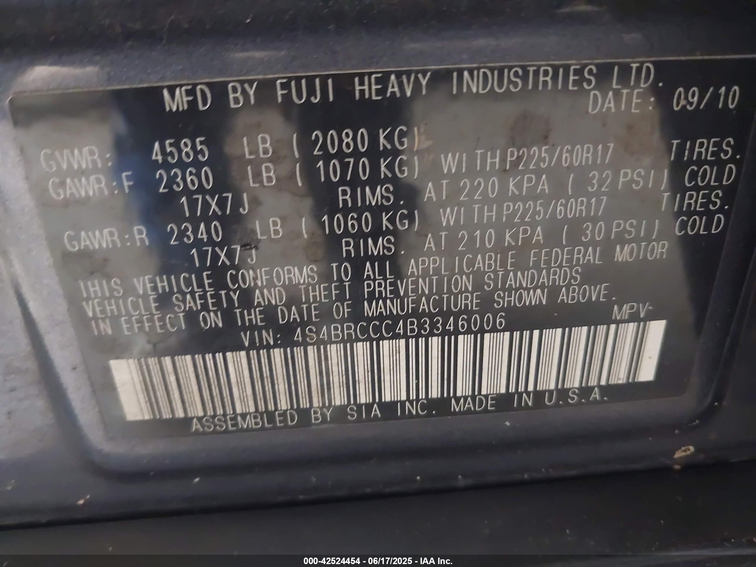 SUBARU OUTBACK image 9