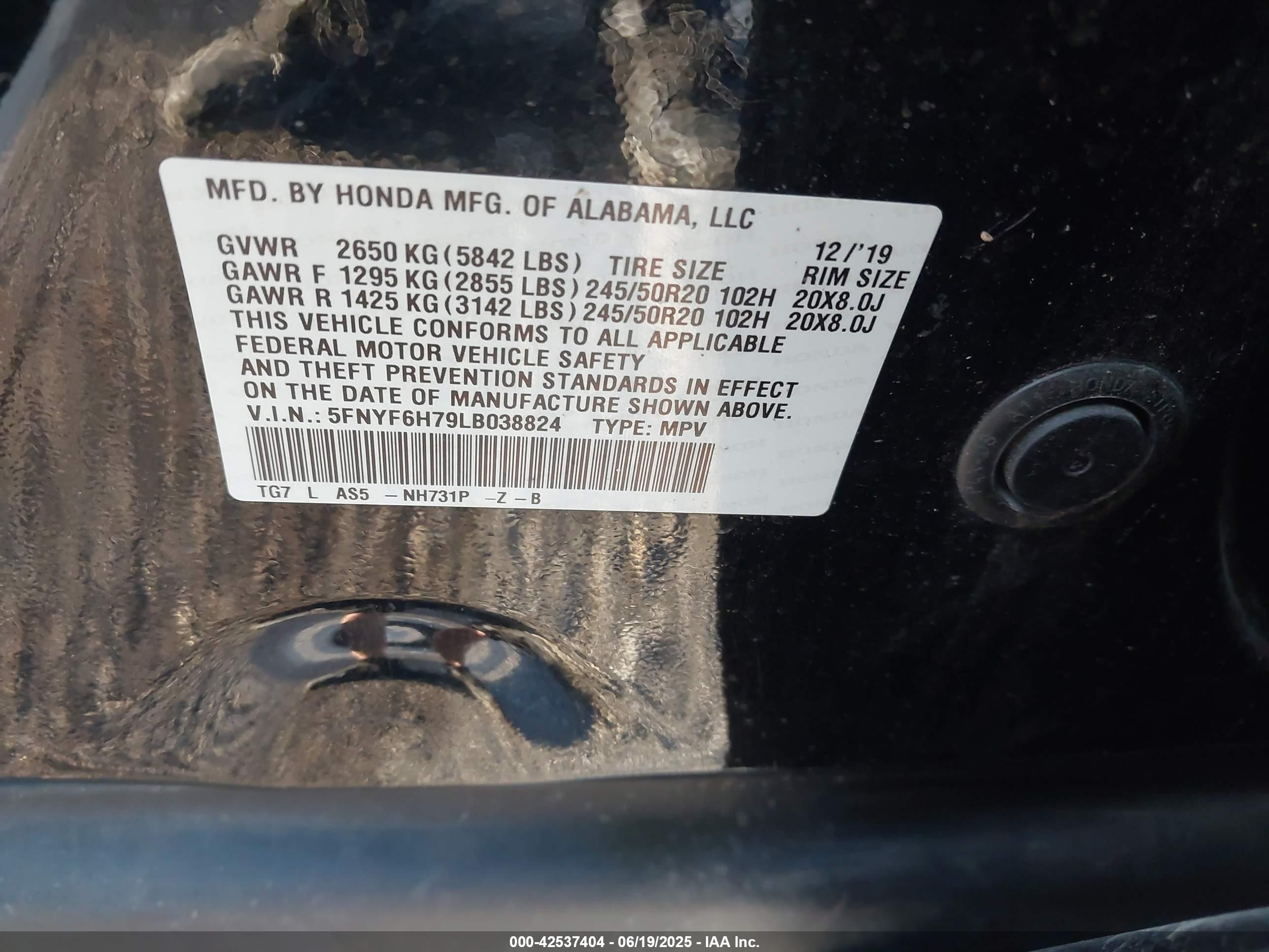 HONDA PILOT image 9