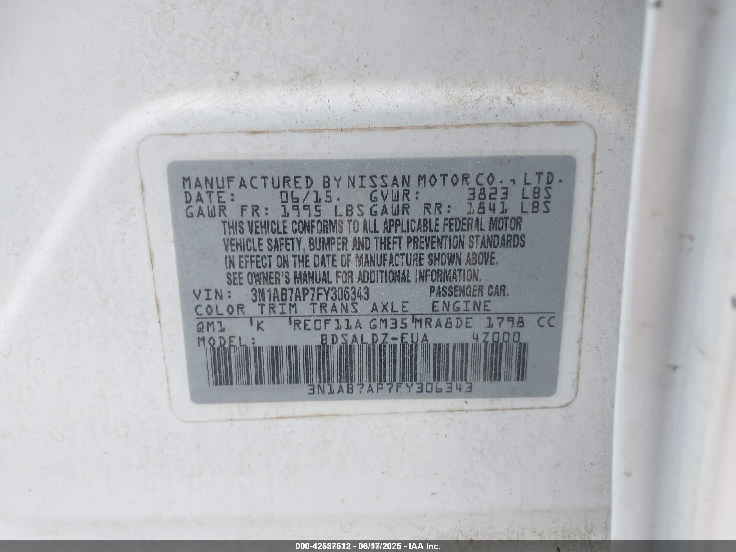 NISSAN SENTRA image 9