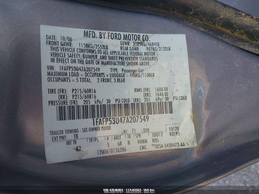 FORD TAURUS image 9