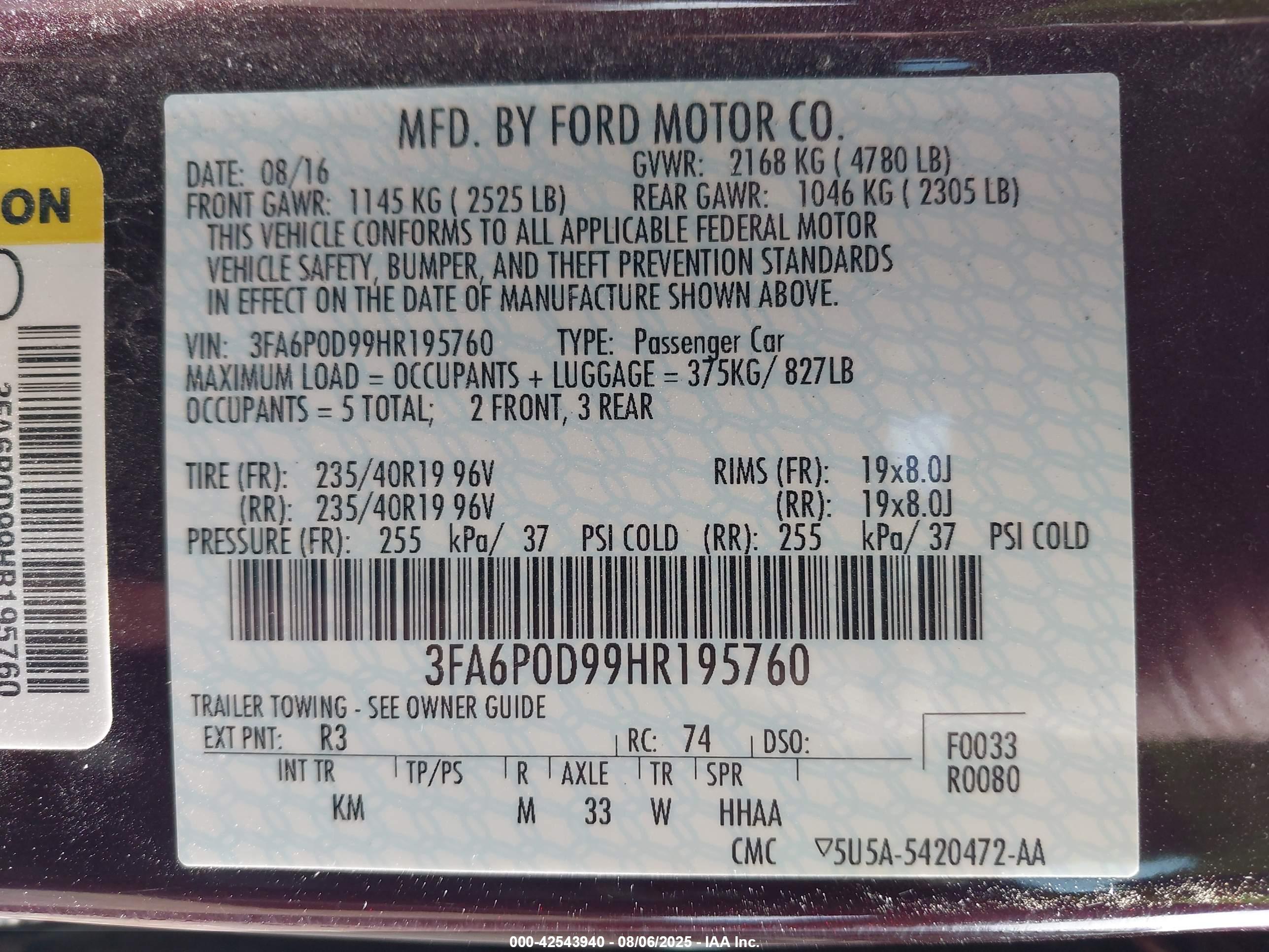 FORD FUSION image 9