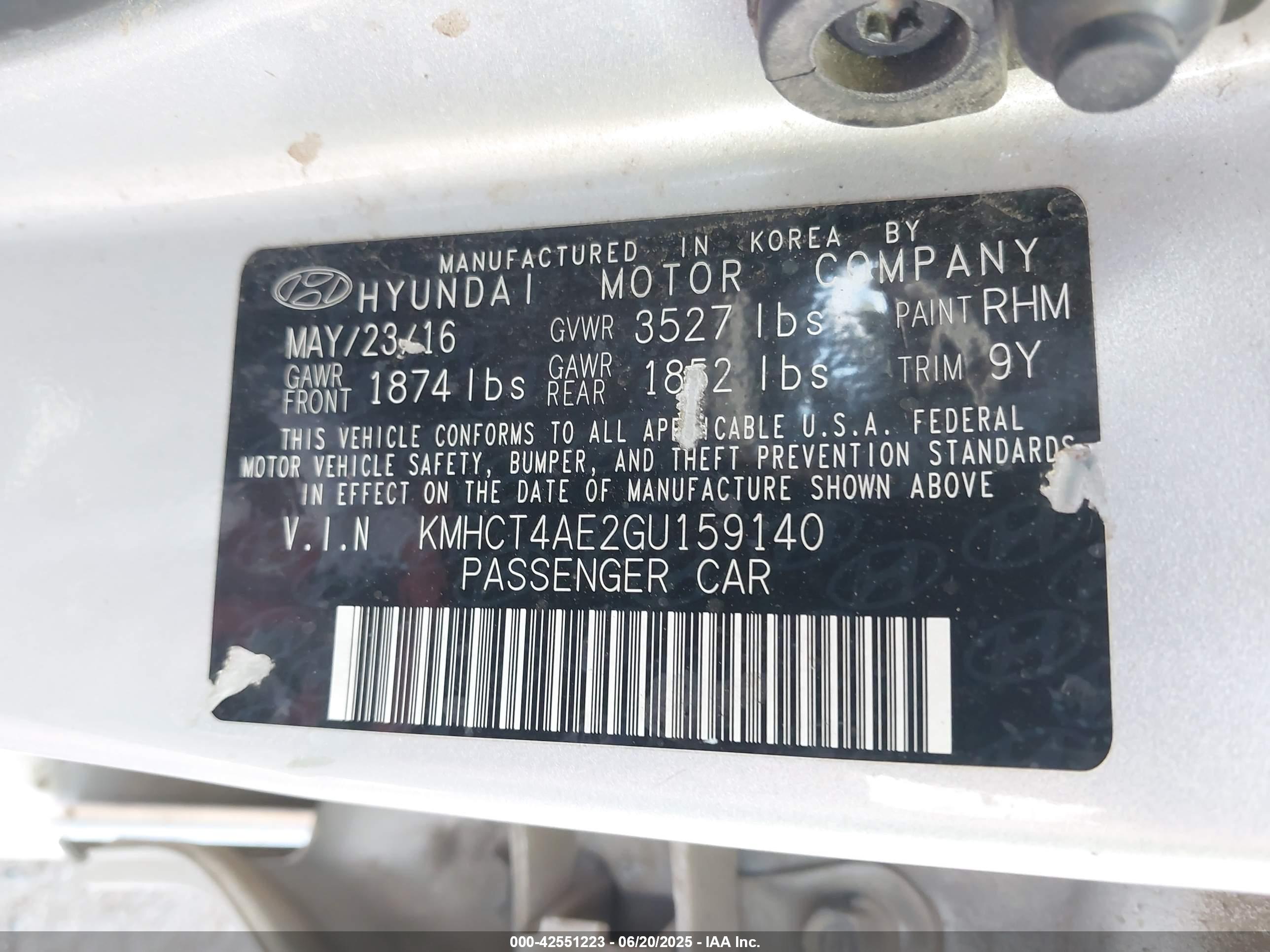 HYUNDAI ACCENT image 9