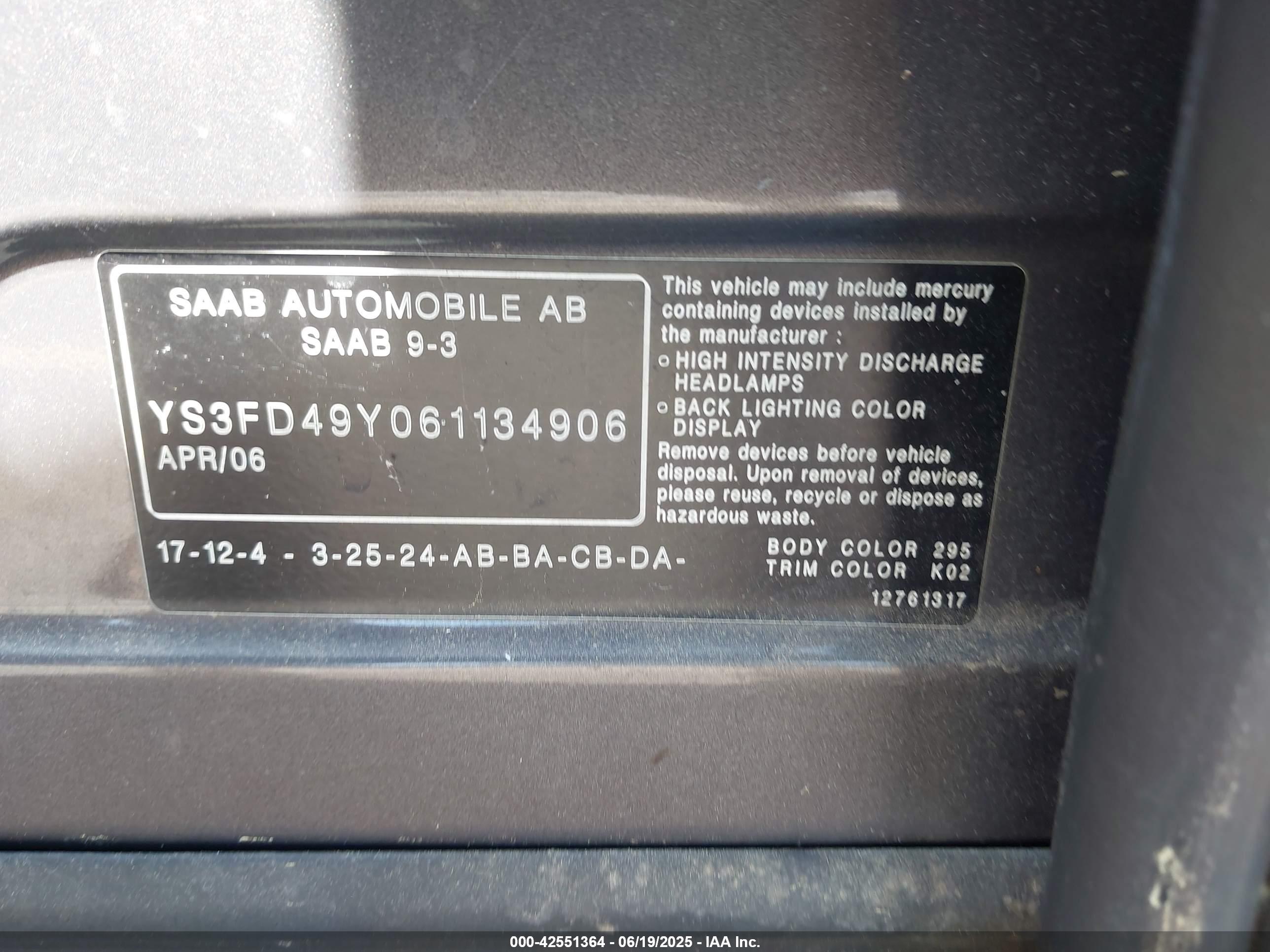 SAAB 9-3 image 9
