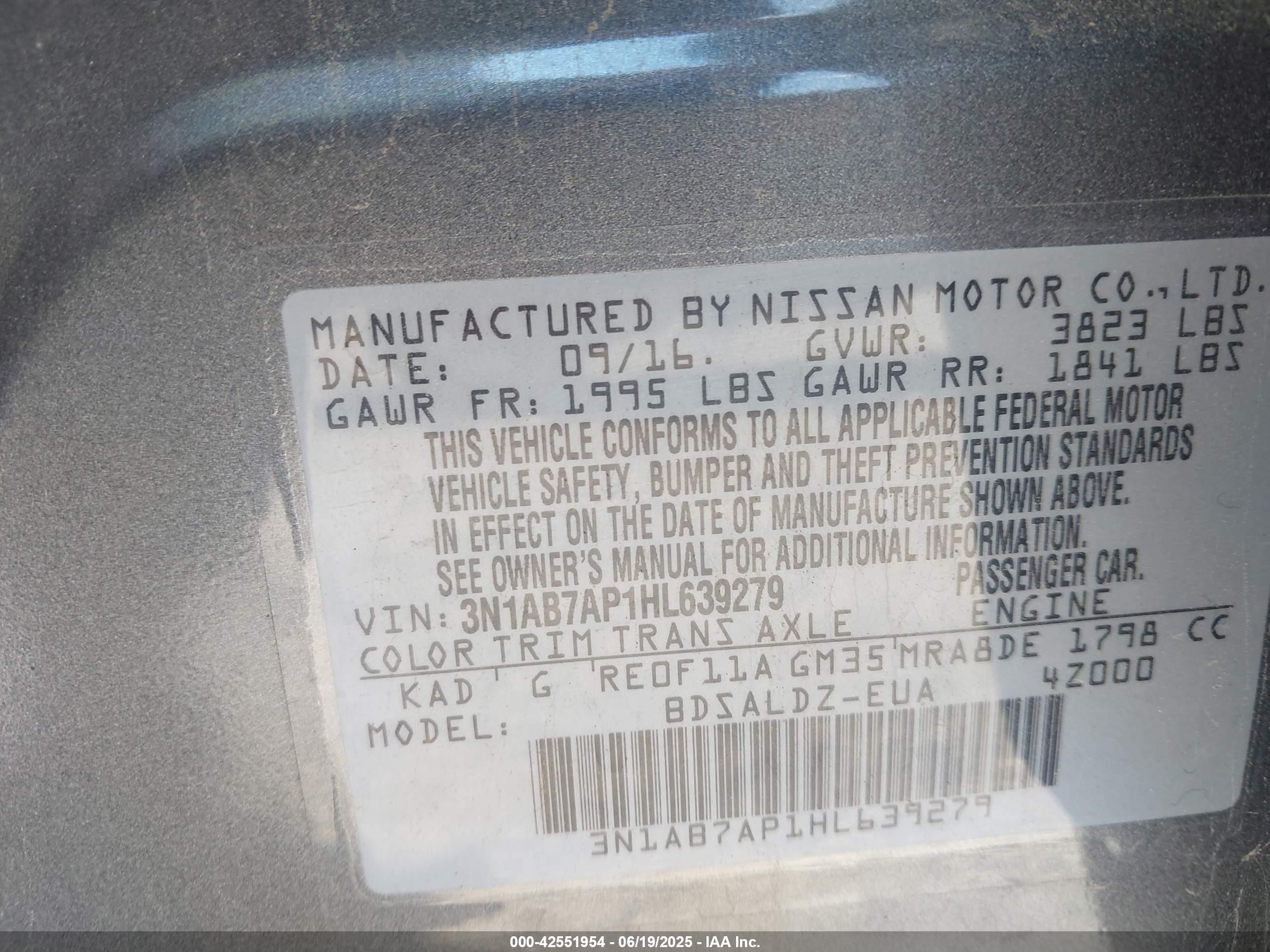 NISSAN SENTRA image 9
